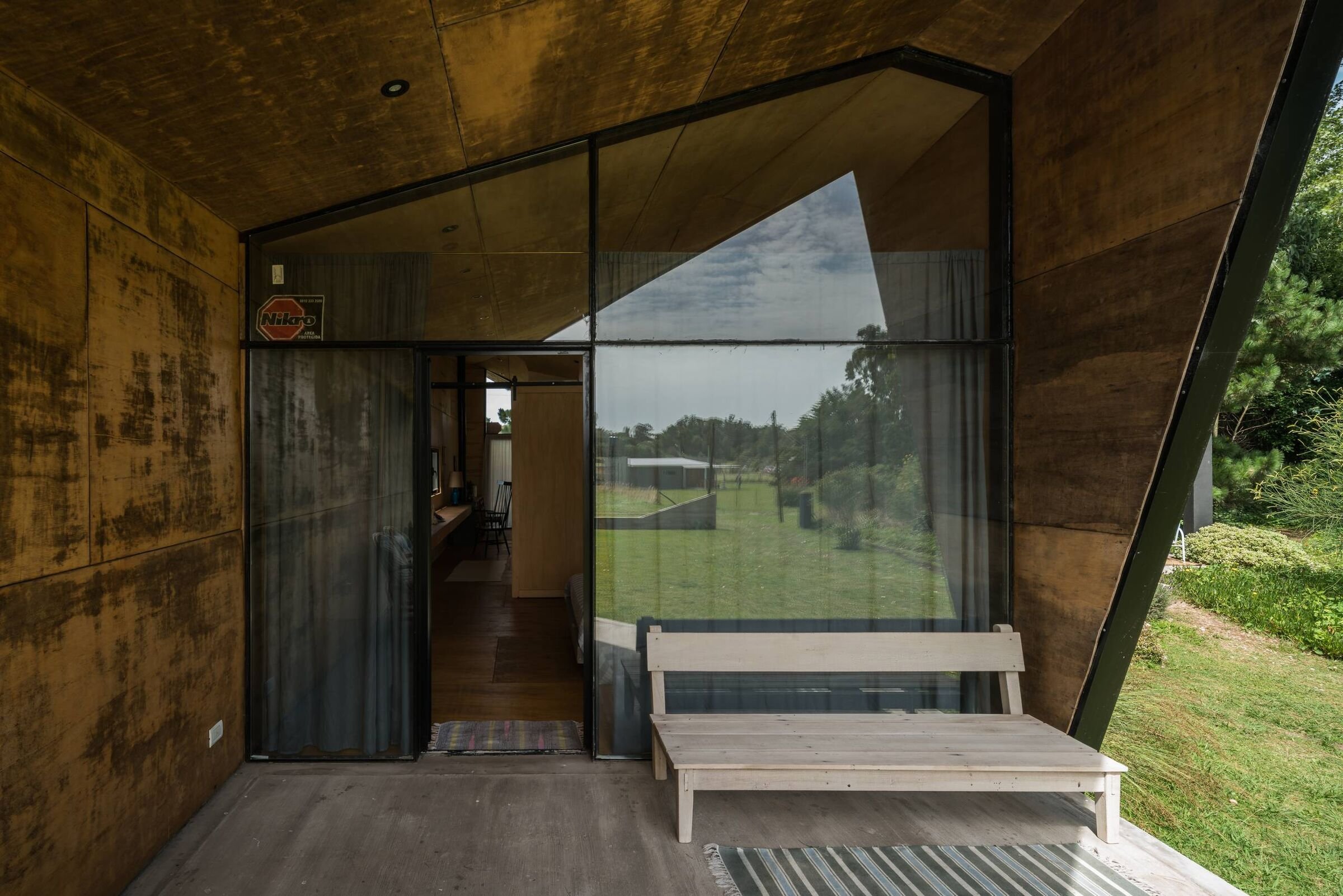 Stará chata v Argentině byla základem moderní transformace