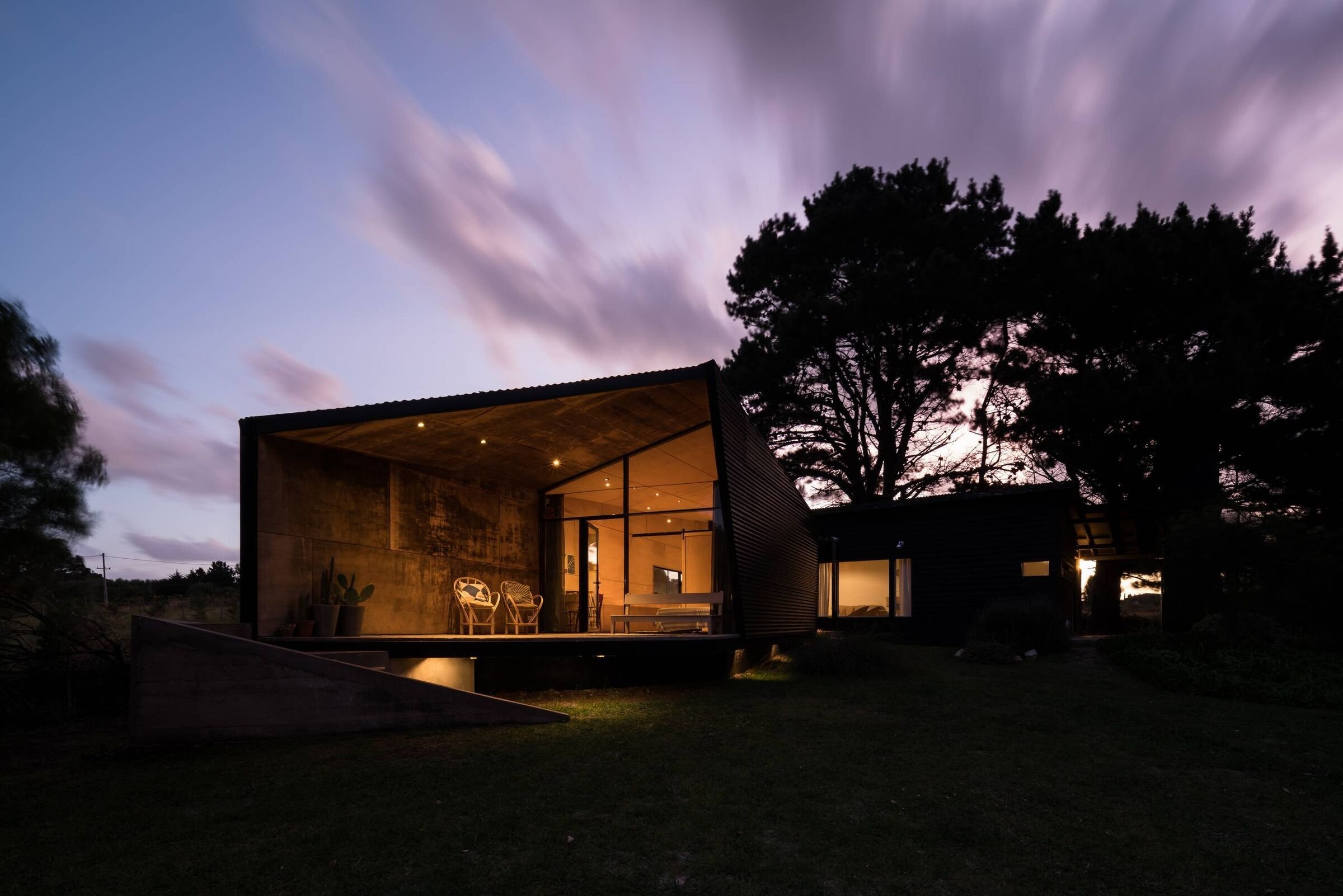 Stará chata v Argentině byla základem moderní transformace