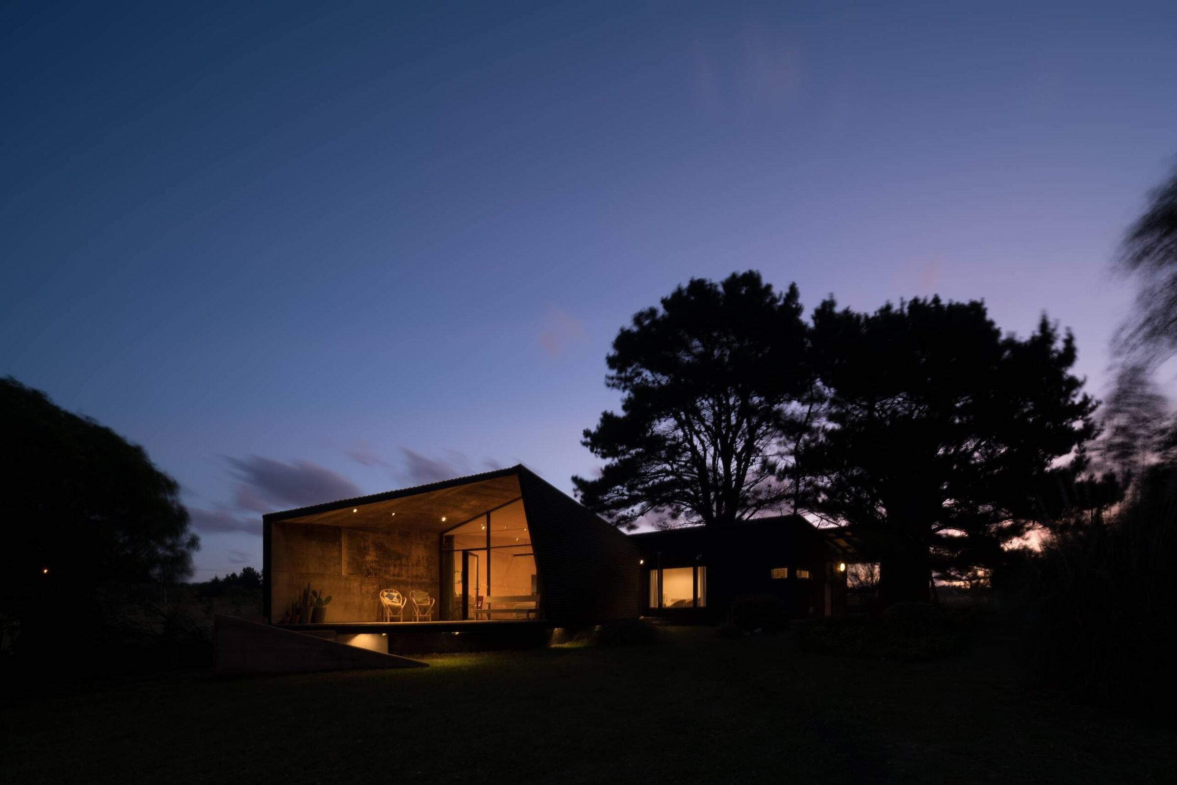 Stará chata v Argentině byla základem moderní transformace