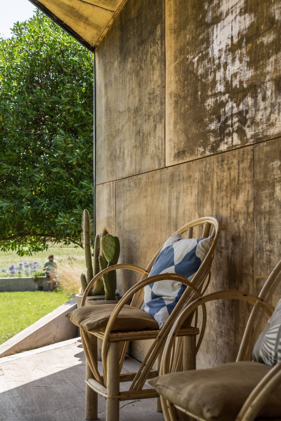 Stará chata v Argentině byla základem moderní transformace