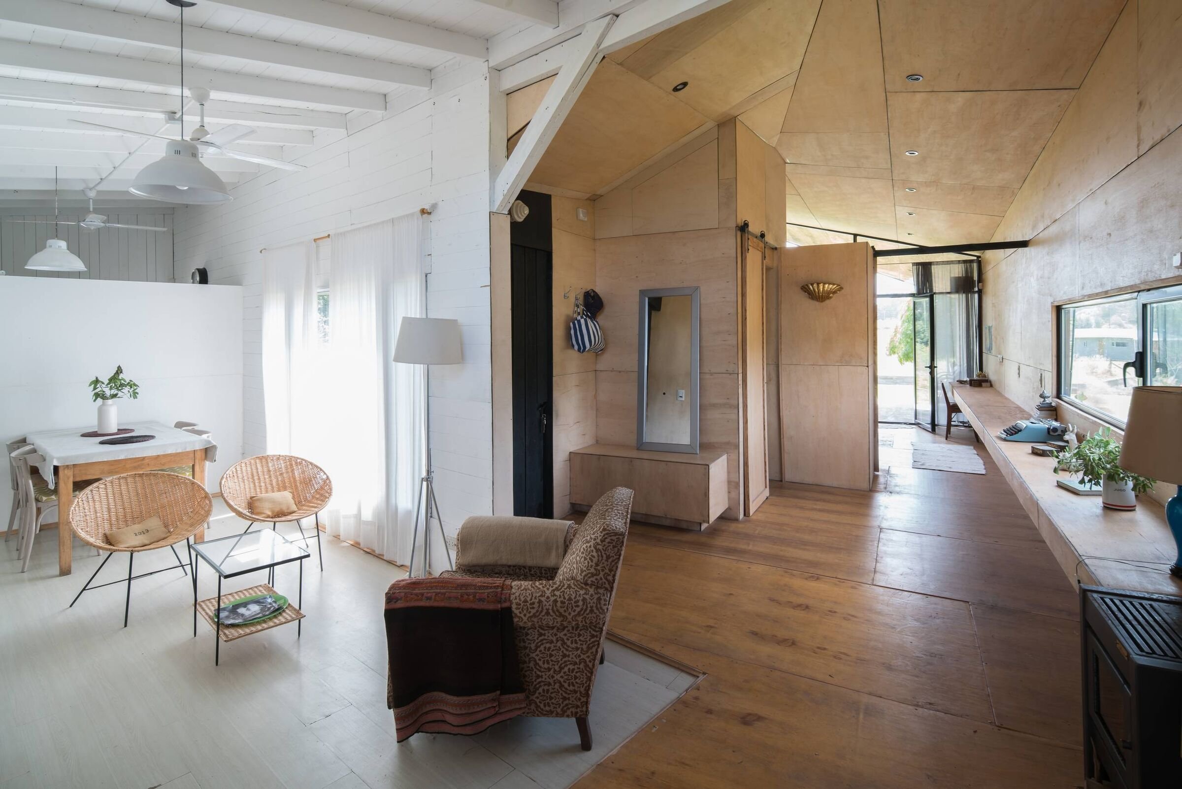 Stará chata v Argentině byla základem moderní transformace