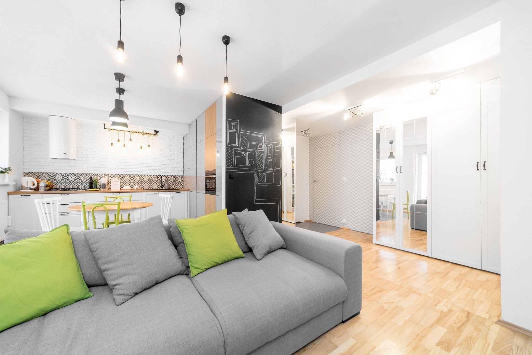 Svěží bydlení ve skandinávském stylu