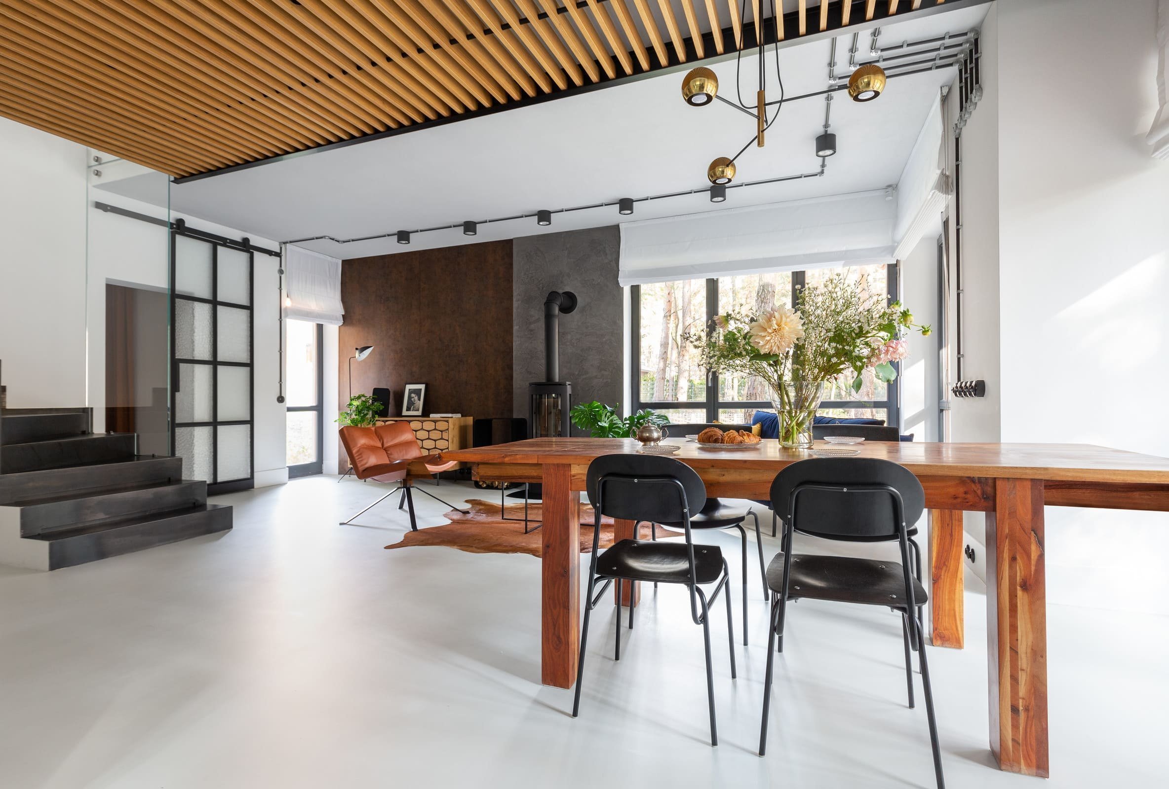 Svěží interiér domu v Magdalence