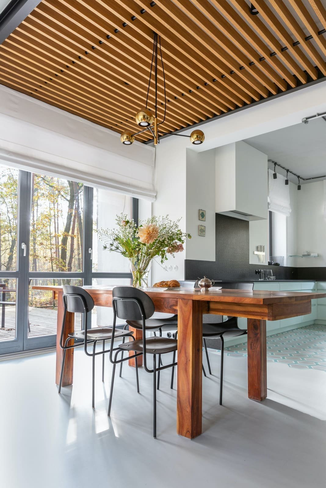 Svěží interiér domu v Magdalence