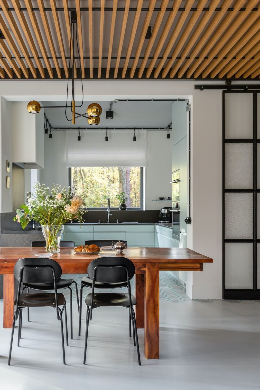 Svěží interiér domu v Magdalence