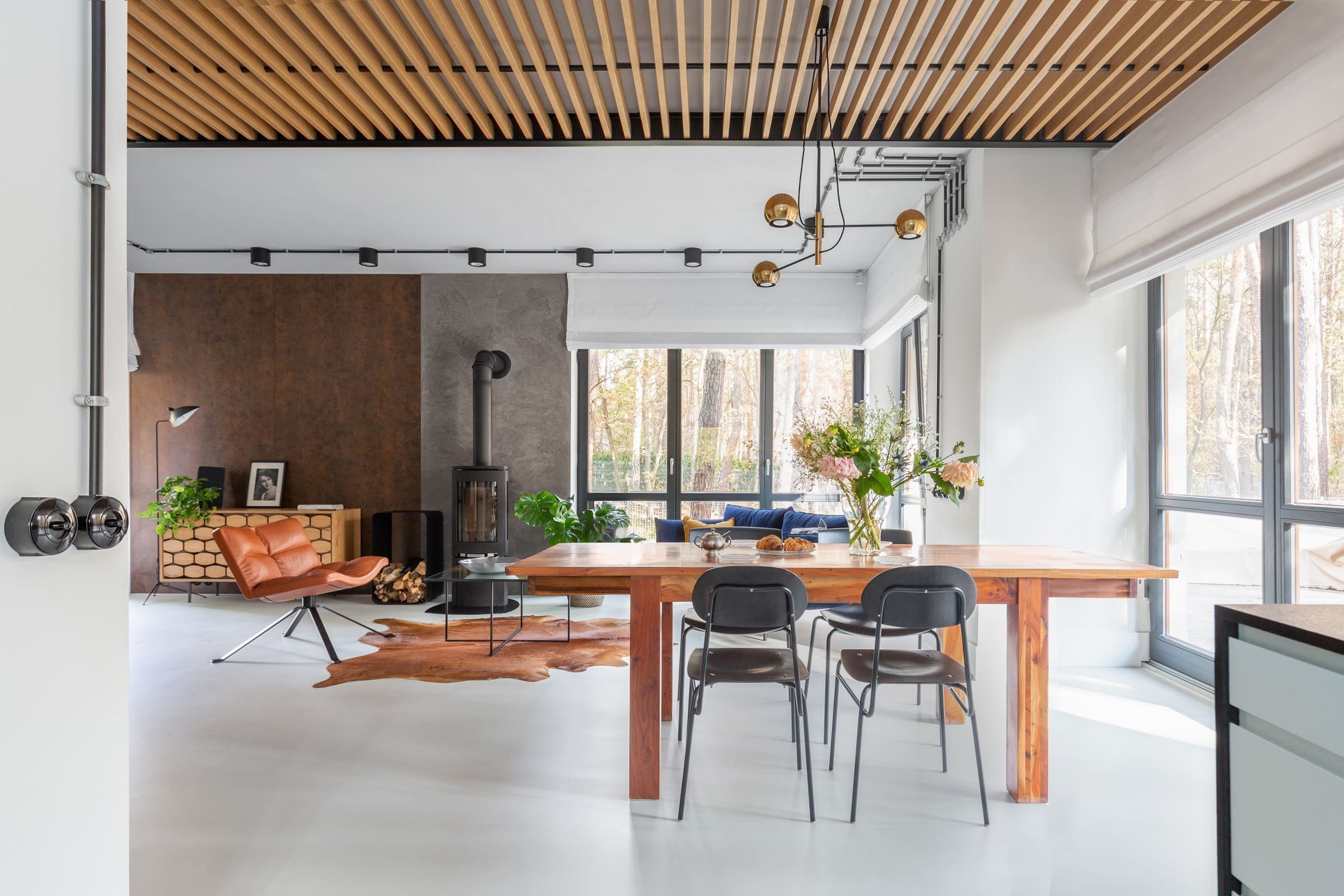 Svěží interiér domu v Magdalence