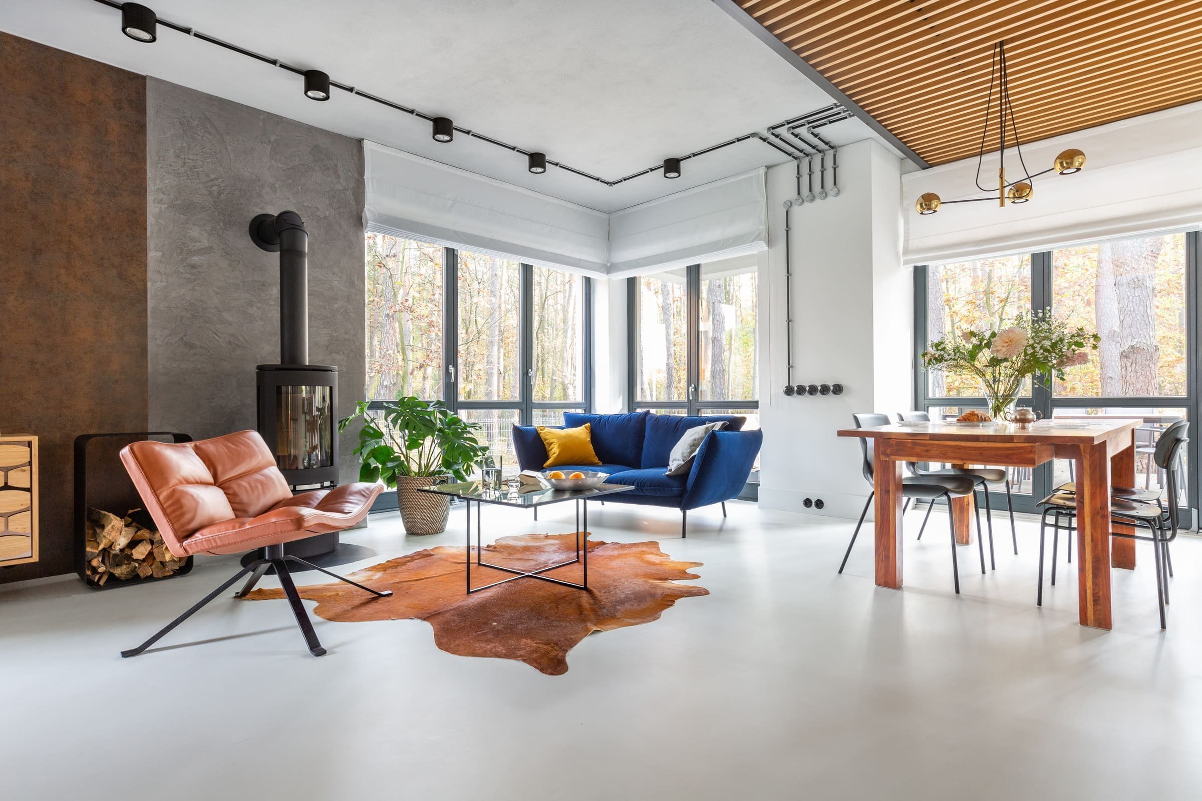 Svěží interiér domu v Magdalence