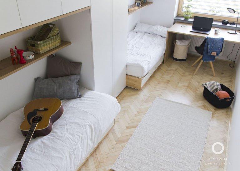 Svěží interiér domu ze 70. let