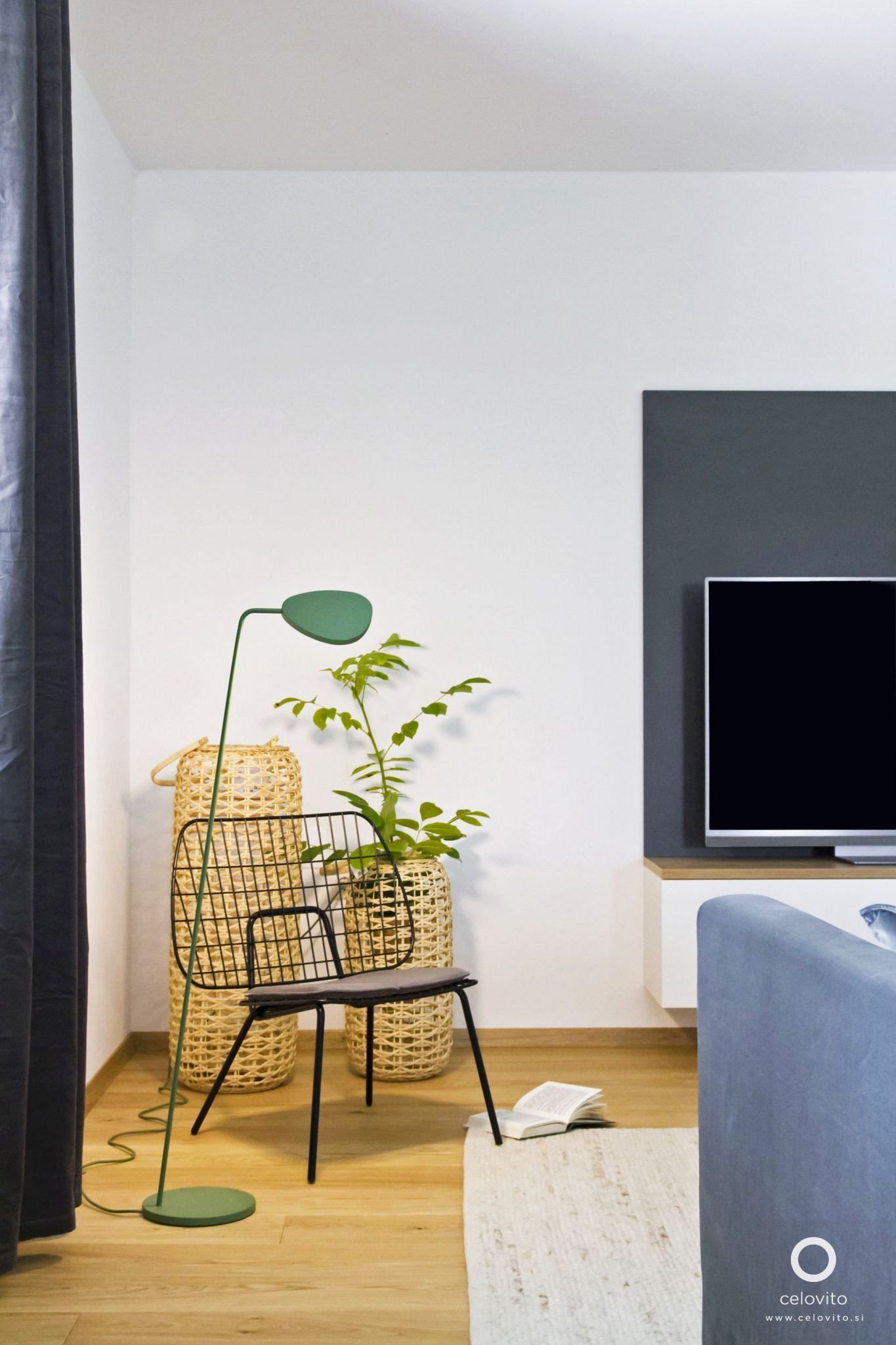 Svěží interiér domu ze 70. let