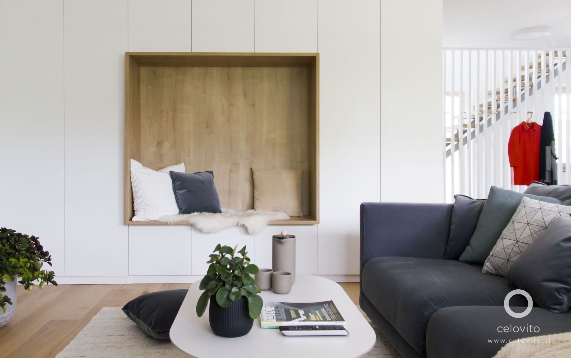 Svěží interiér domu ze 70. let