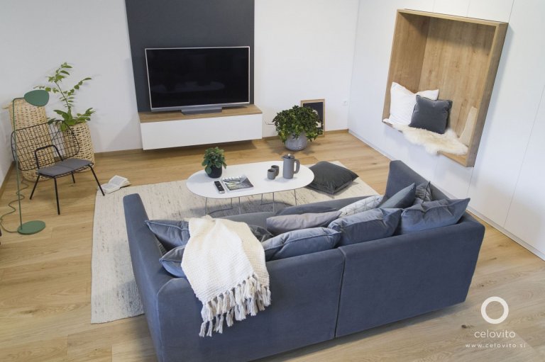 Svěží interiér domu ze 70. let