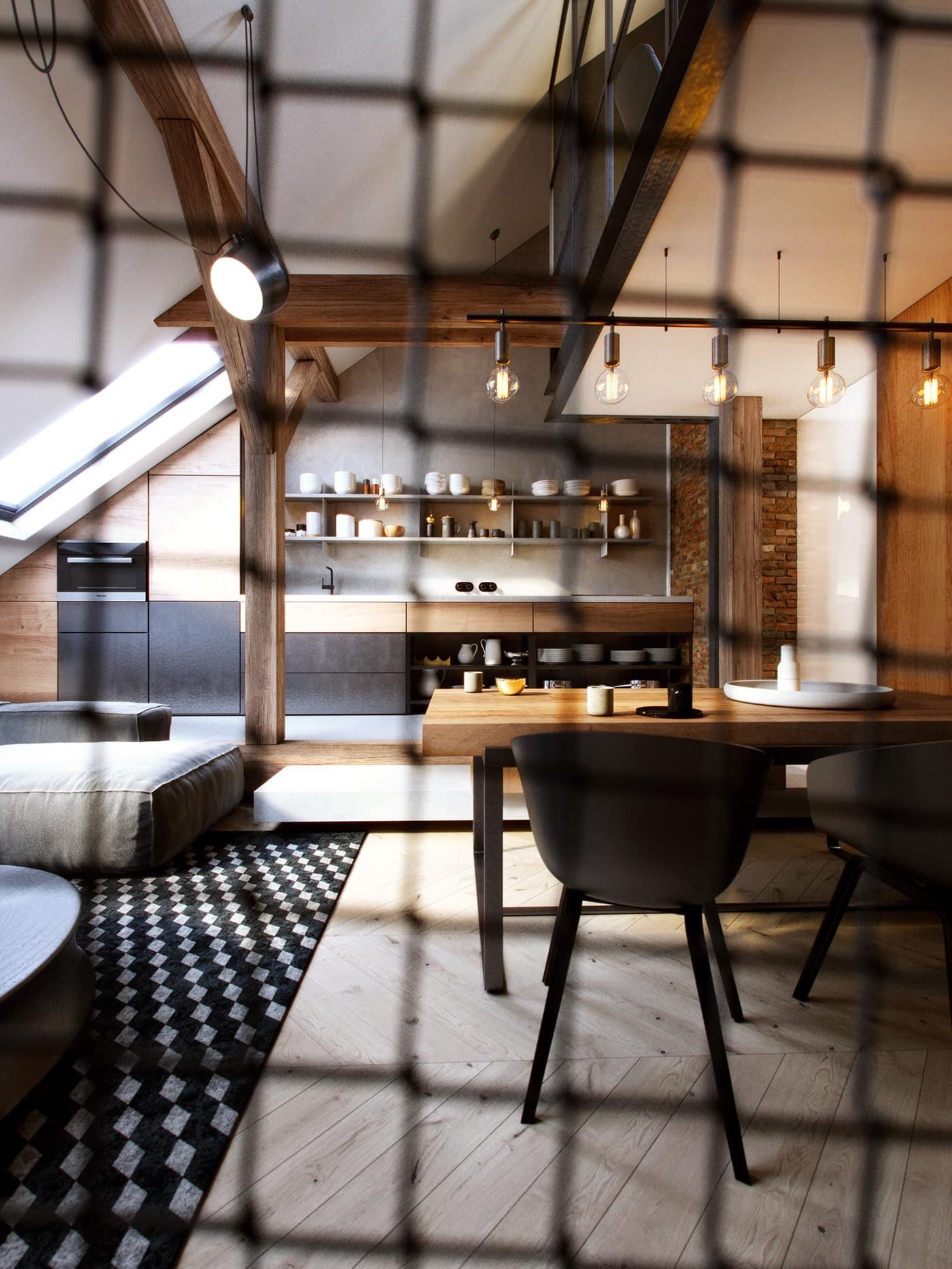 Tajemný podkrovní byt v Praze