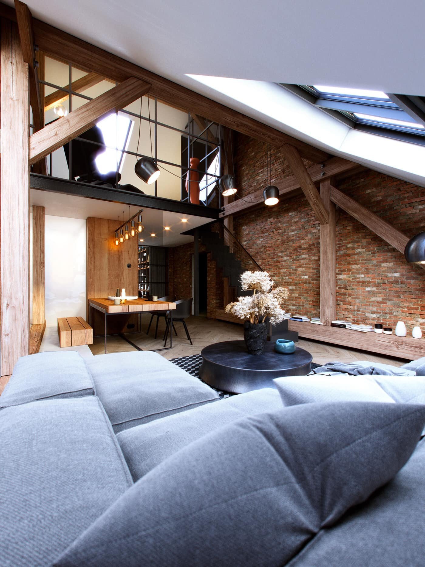 Tajemný podkrovní byt v Praze