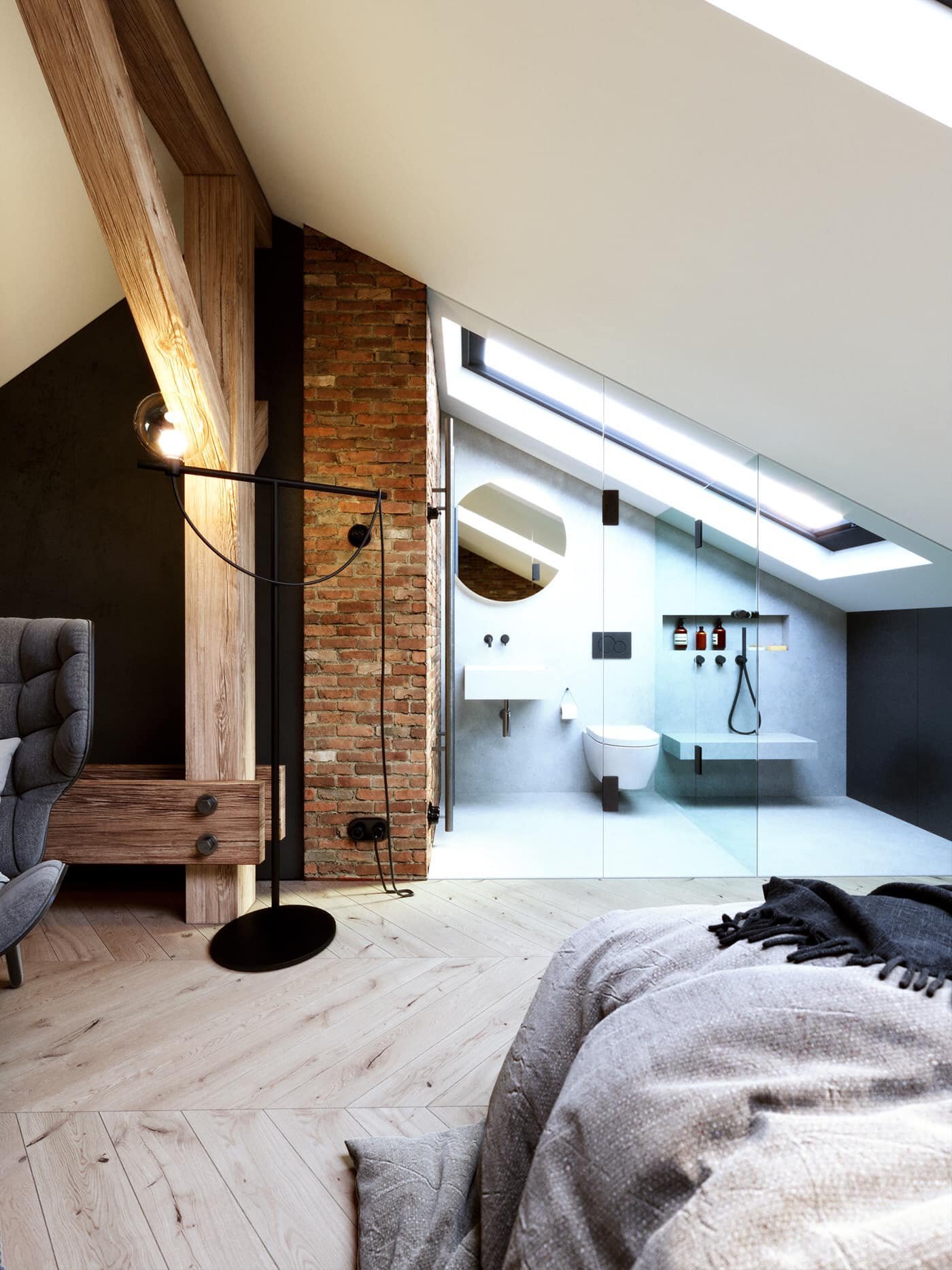 Tajemný podkrovní byt v Praze