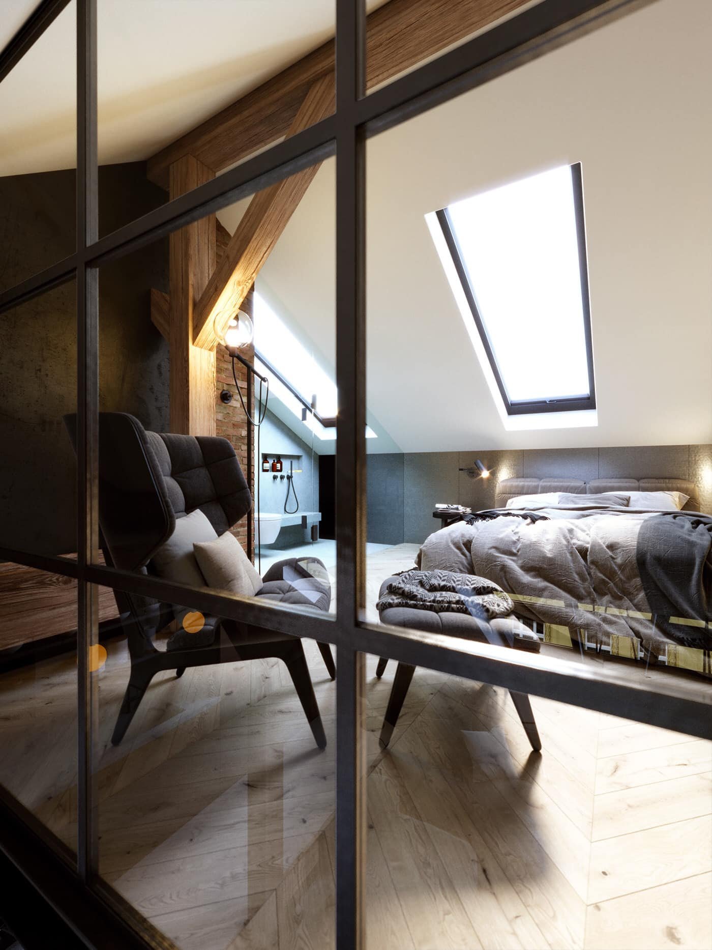 Tajemný podkrovní byt v Praze