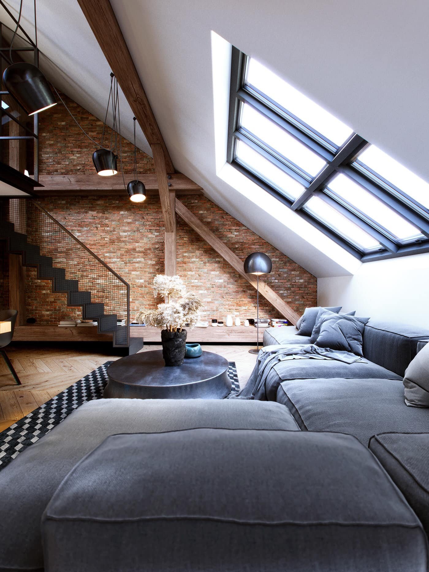 Tajemný podkrovní byt v Praze