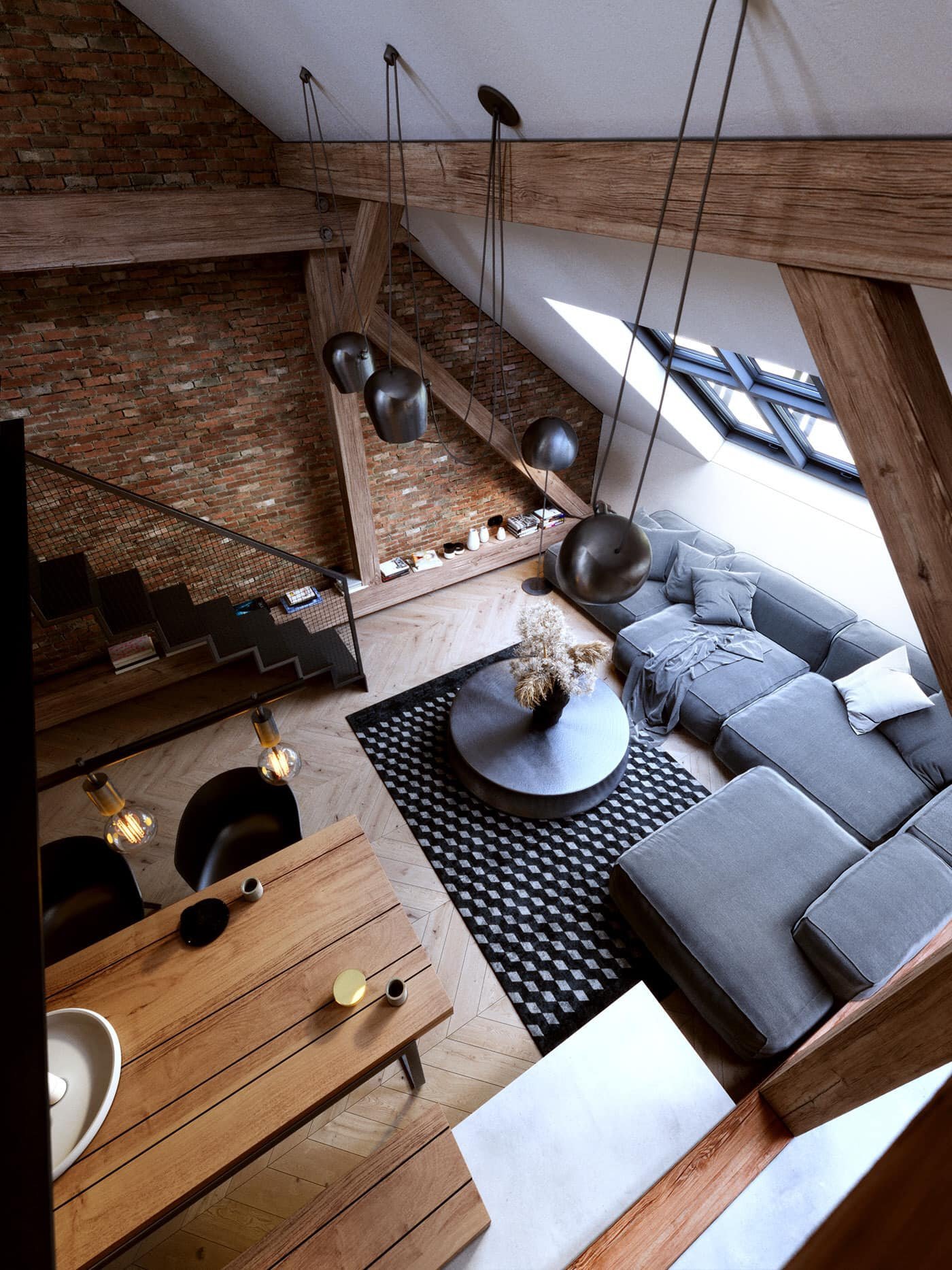 Tajemný podkrovní byt v Praze