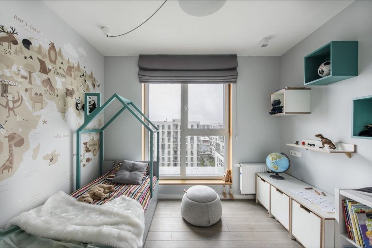 Fantazii bohatě využili i při zařízení dětského pokoje