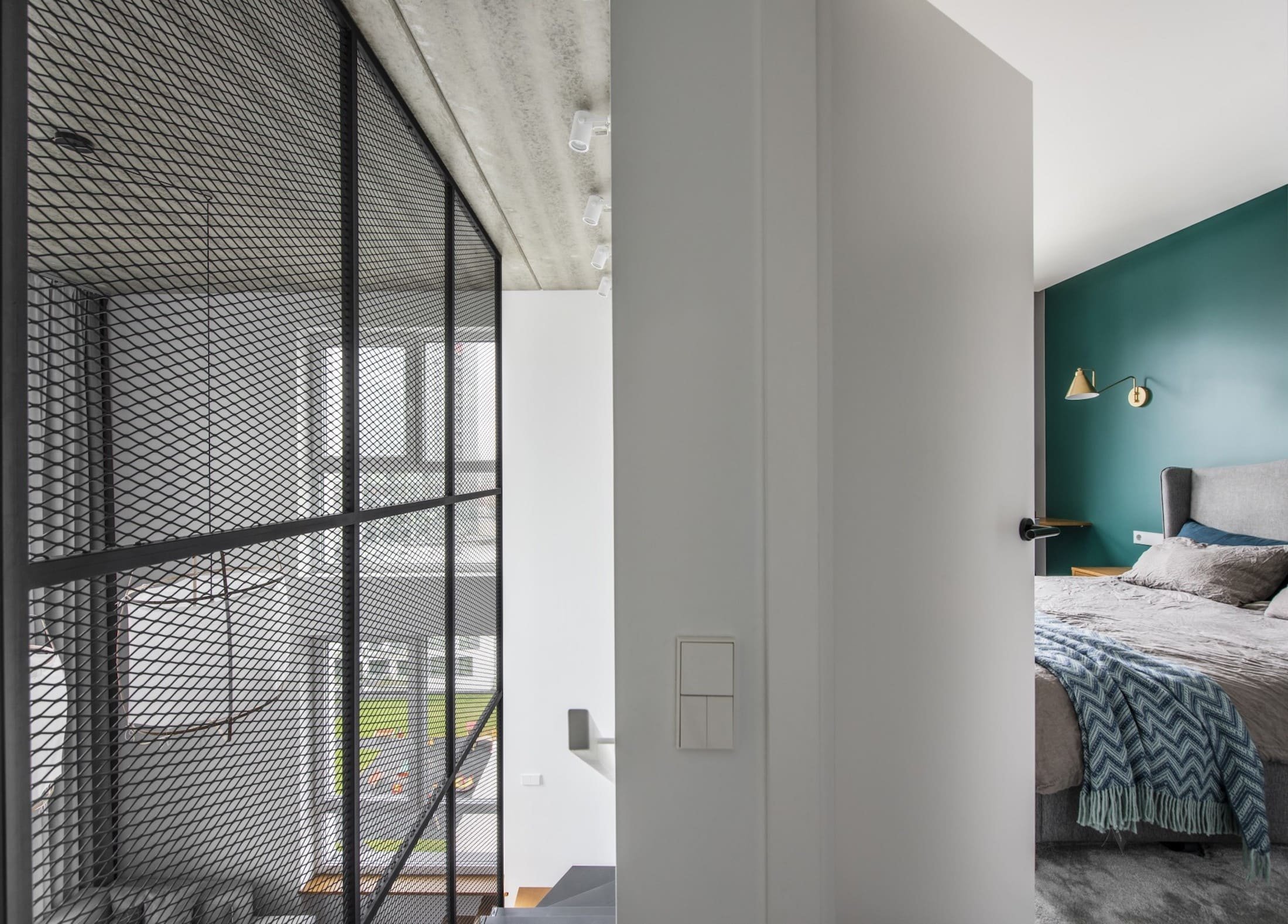 Zábradlí z pletiva je samo o sobě designovým prvkem