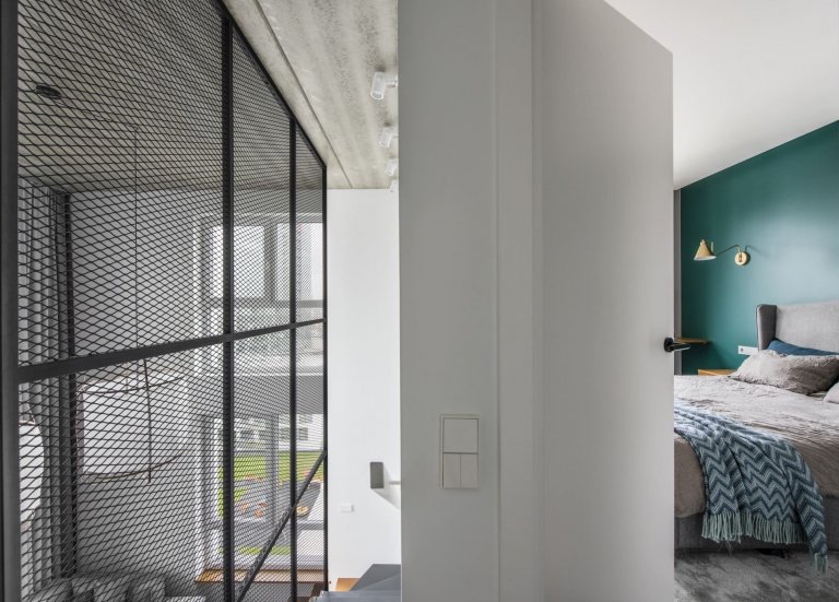 Zábradlí z pletiva je samo o sobě designovým prvkem