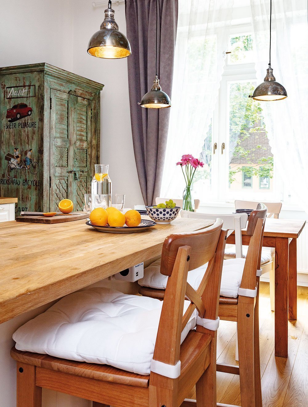 Venkov i exotika v pražském činžovním domě