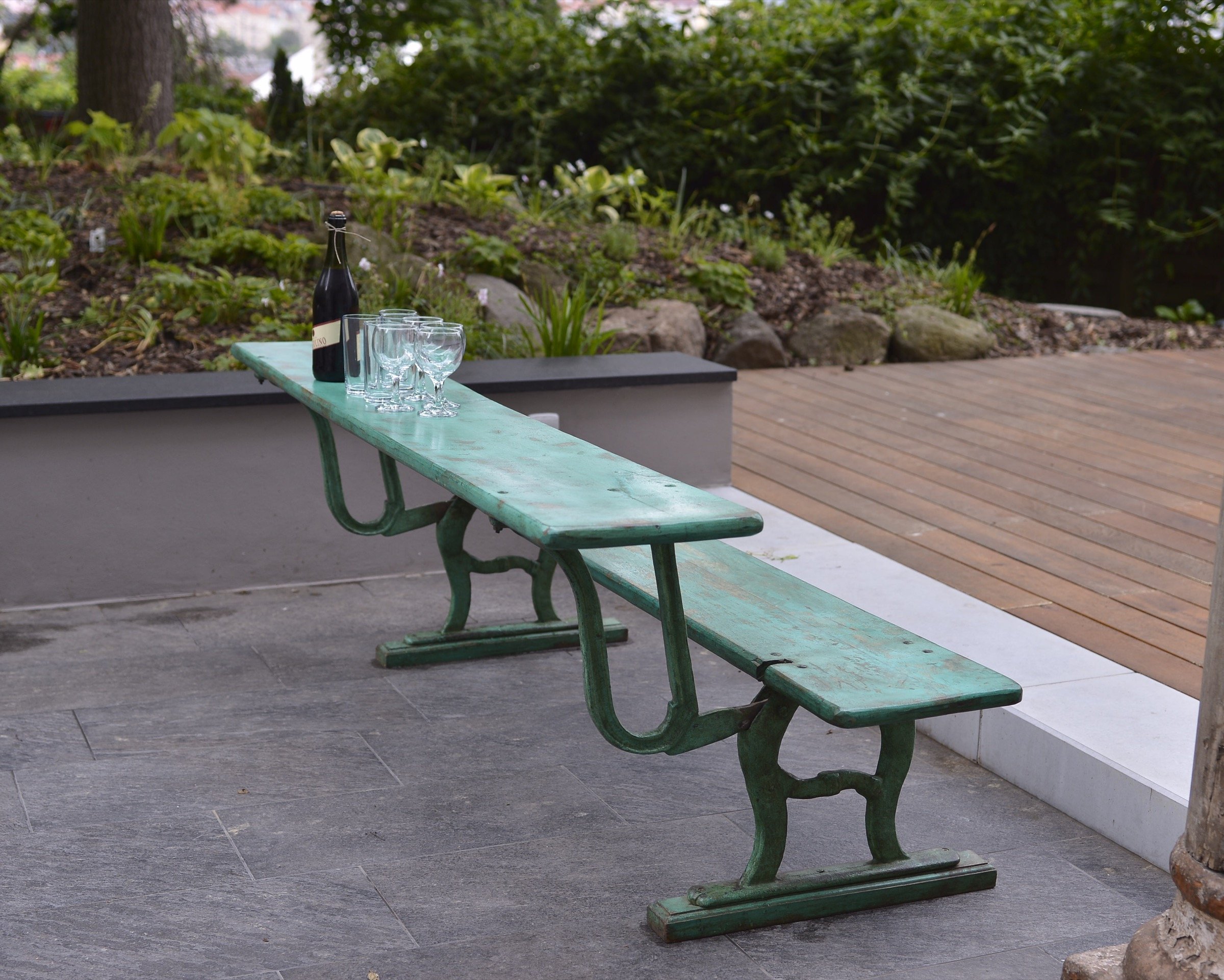 Venkovní kuchyň ve středomořském stylu