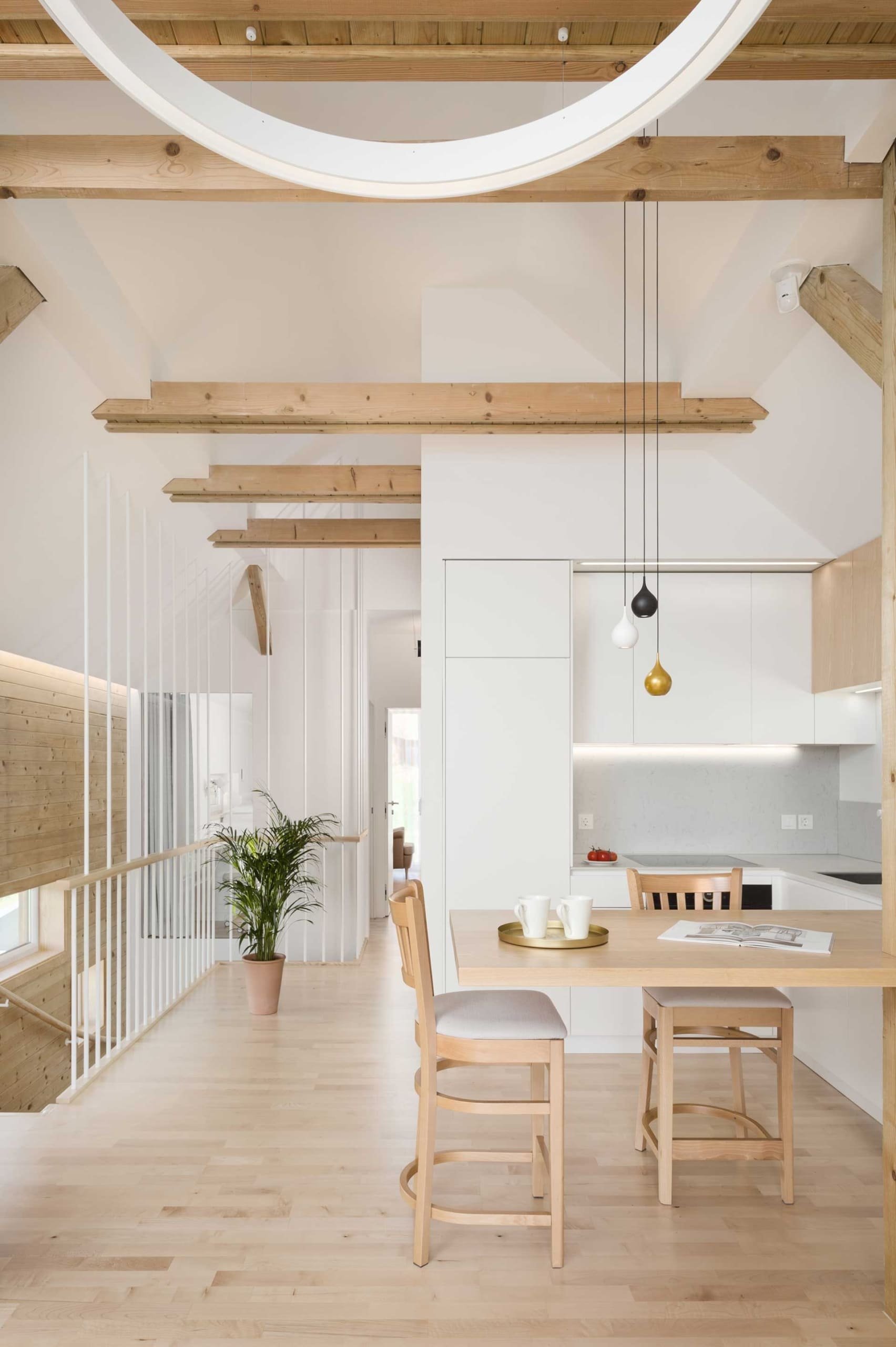 Vzdušné bydlení v objetí dřeva