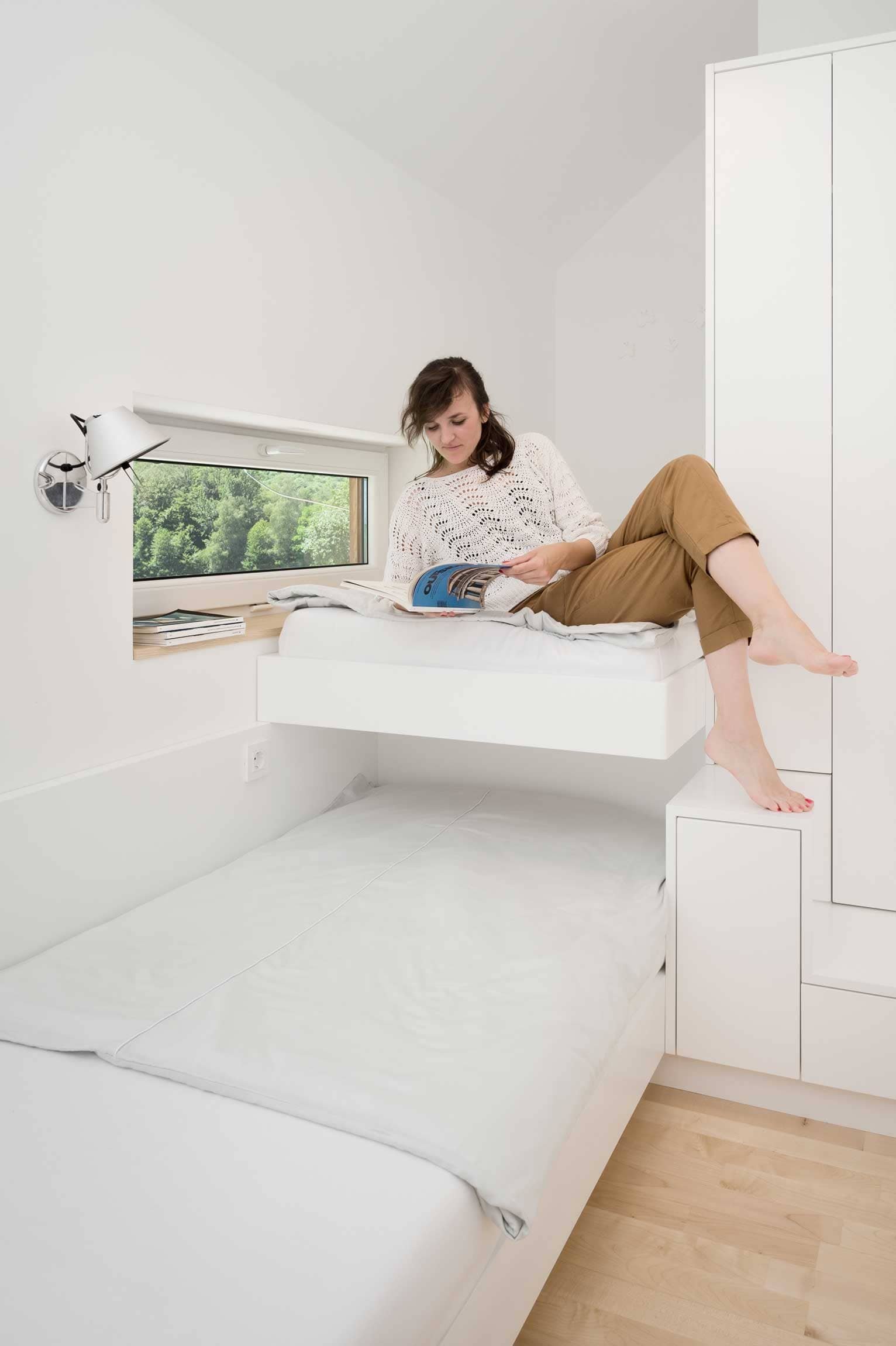 Vzdušné bydlení v objetí dřeva