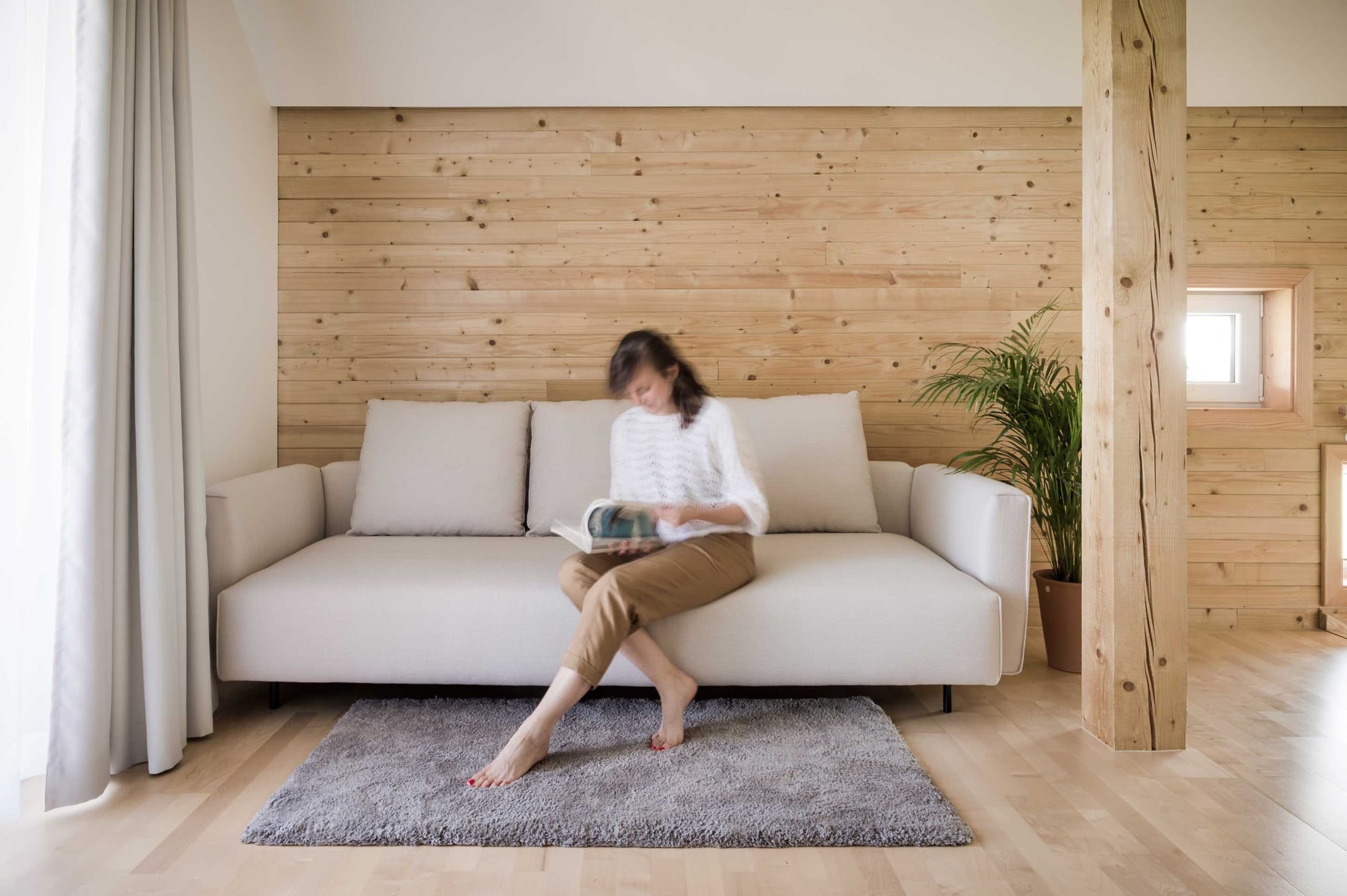 Vzdušné bydlení v objetí dřeva