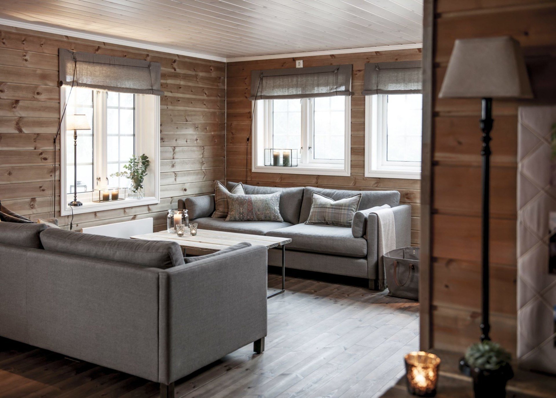 Zrekonstruovaná dřevostavba v Norsku