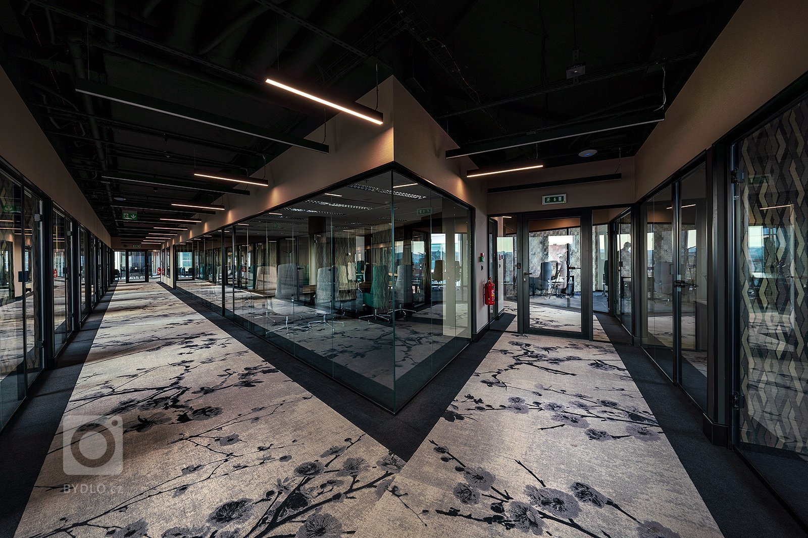 Fotografie největšího coworkingové centra v ČR.
