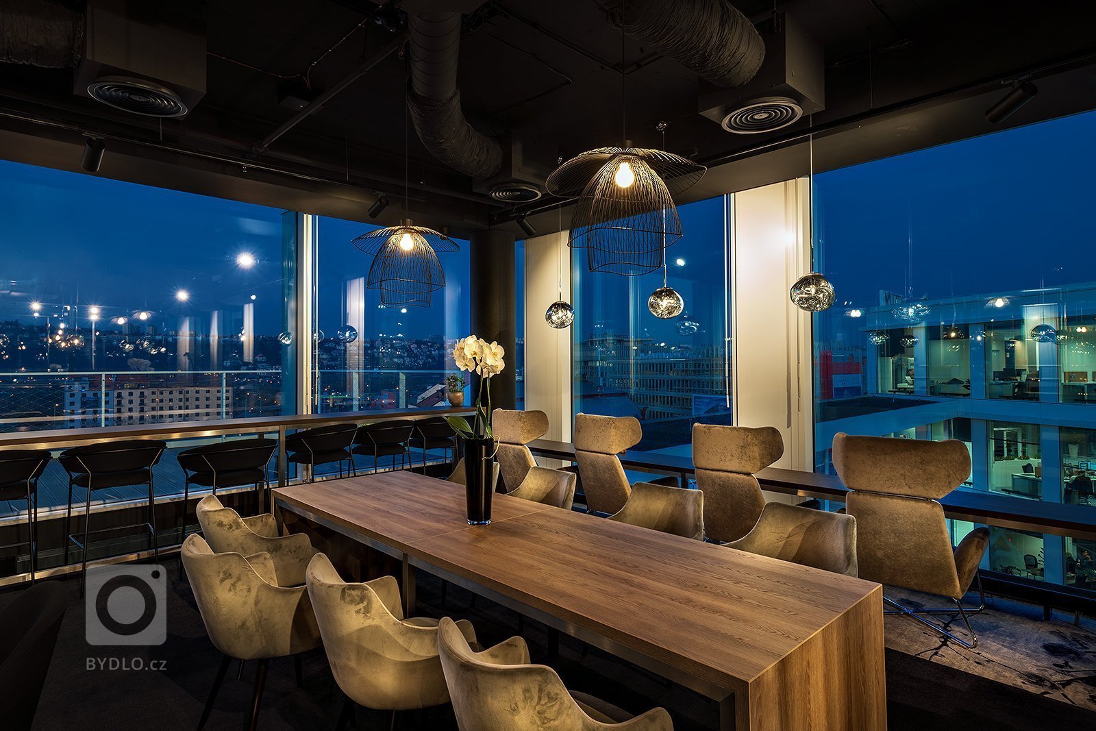 Fotografie největšího coworkingové centra v ČR.
