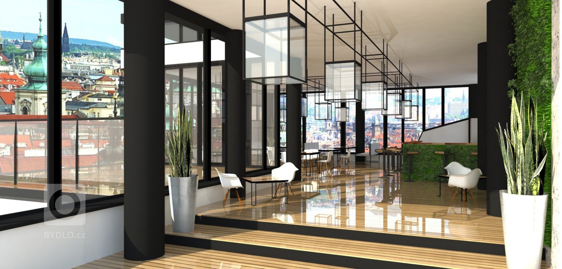 &bdquo;Prostor plný geometrie.&ldquo;

Prostornost, kterou vyplňuje černobílá elegance v kontrastu surového betonu a dřeva s vysokým leskem.

&bdquo…