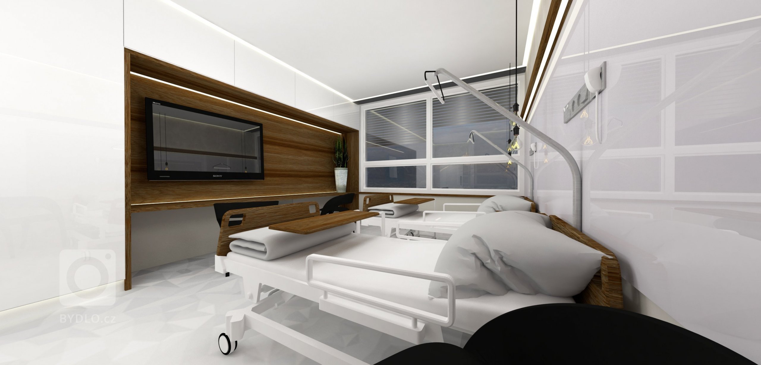 &bdquo;Nadstandardní pokoj pro náročné pacienty.&ldquo;

Světlé tóny, doplněné béžovým akcentem, který je podpořen detaily a nábytkem z masivního dubového…