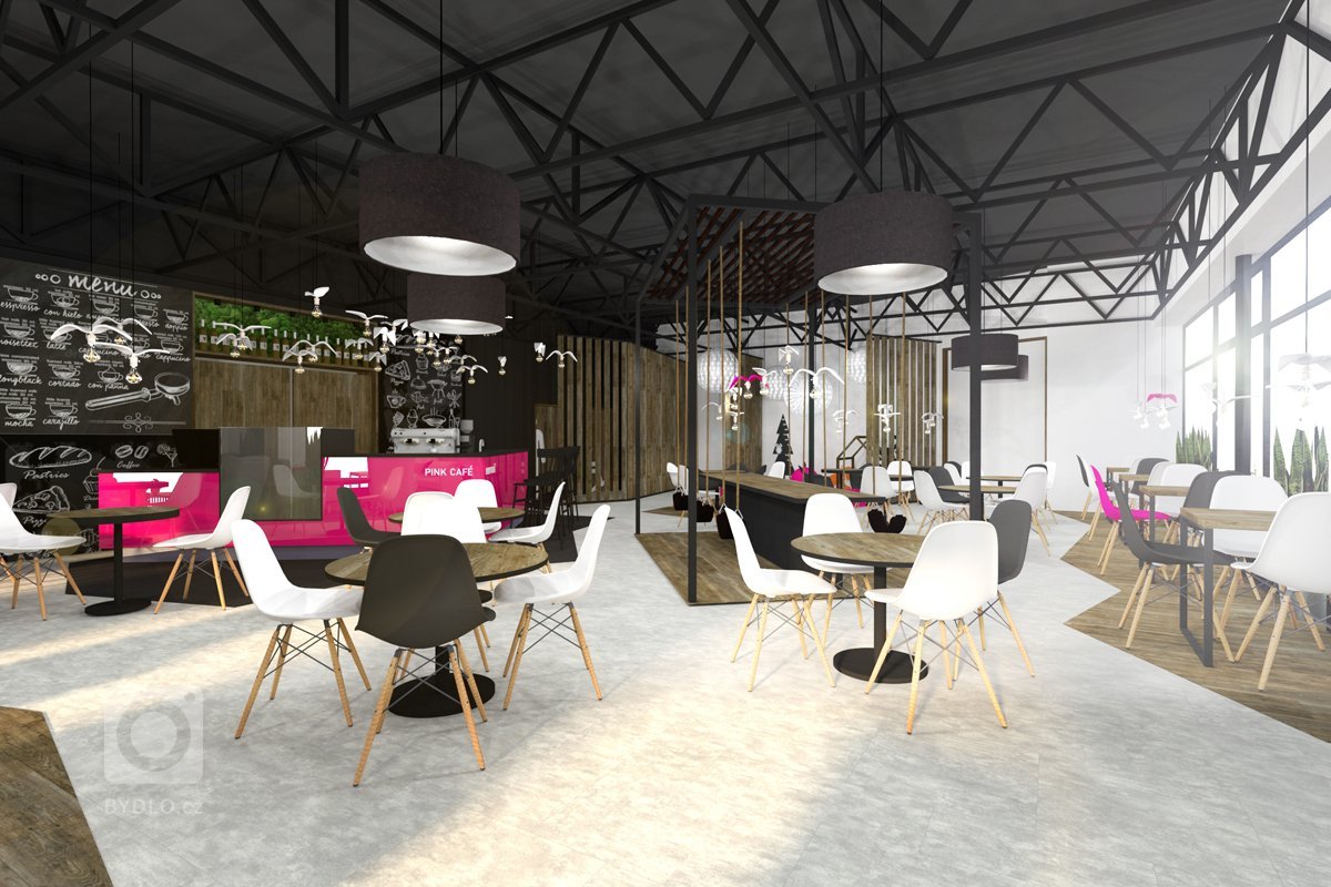 Projekt kavárny Pink Café je zrealizován podle designové studie, na které jsem se podílel společně s&nbsp;architektonickou kanceláří Siadesign. Kavárna je v…