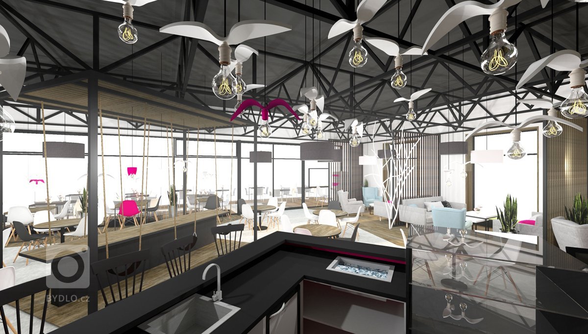 Projekt kavárny Pink Café je zrealizován podle designové studie, na které jsem se podílel společně s&nbsp;architektonickou kanceláří Siadesign. Kavárna je v…
