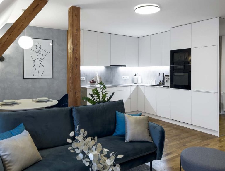 Masaryčka je střešní interiér v&nbsp;budově polikliniky v&nbsp;Liberci. Jedná se o&nbsp;koncept bydlení pro krátkodobé pronájmy. Byt je situovaný v&nbsp…