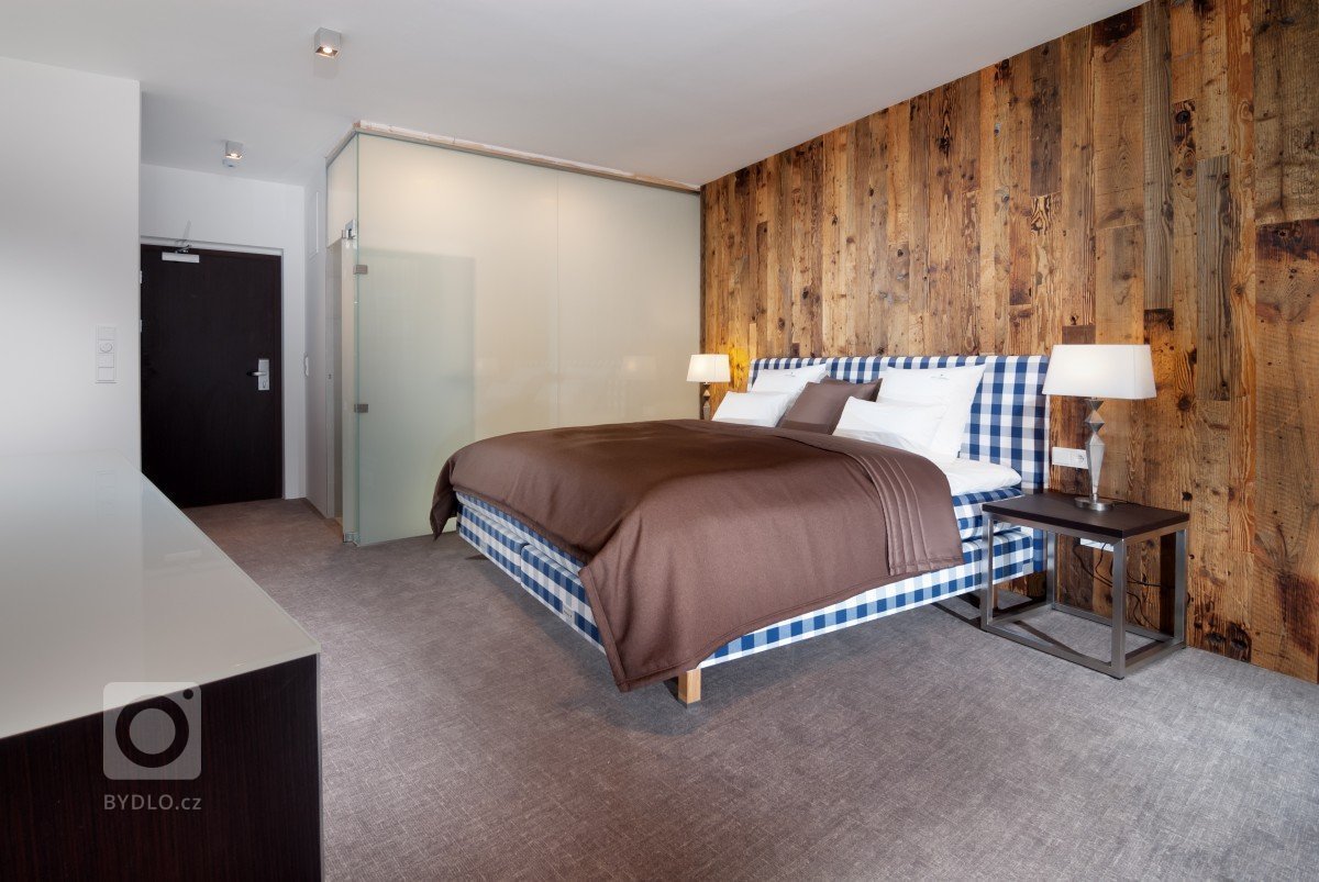 Ložnice v hotelu Bedřiška, Špindlerův Mlýn