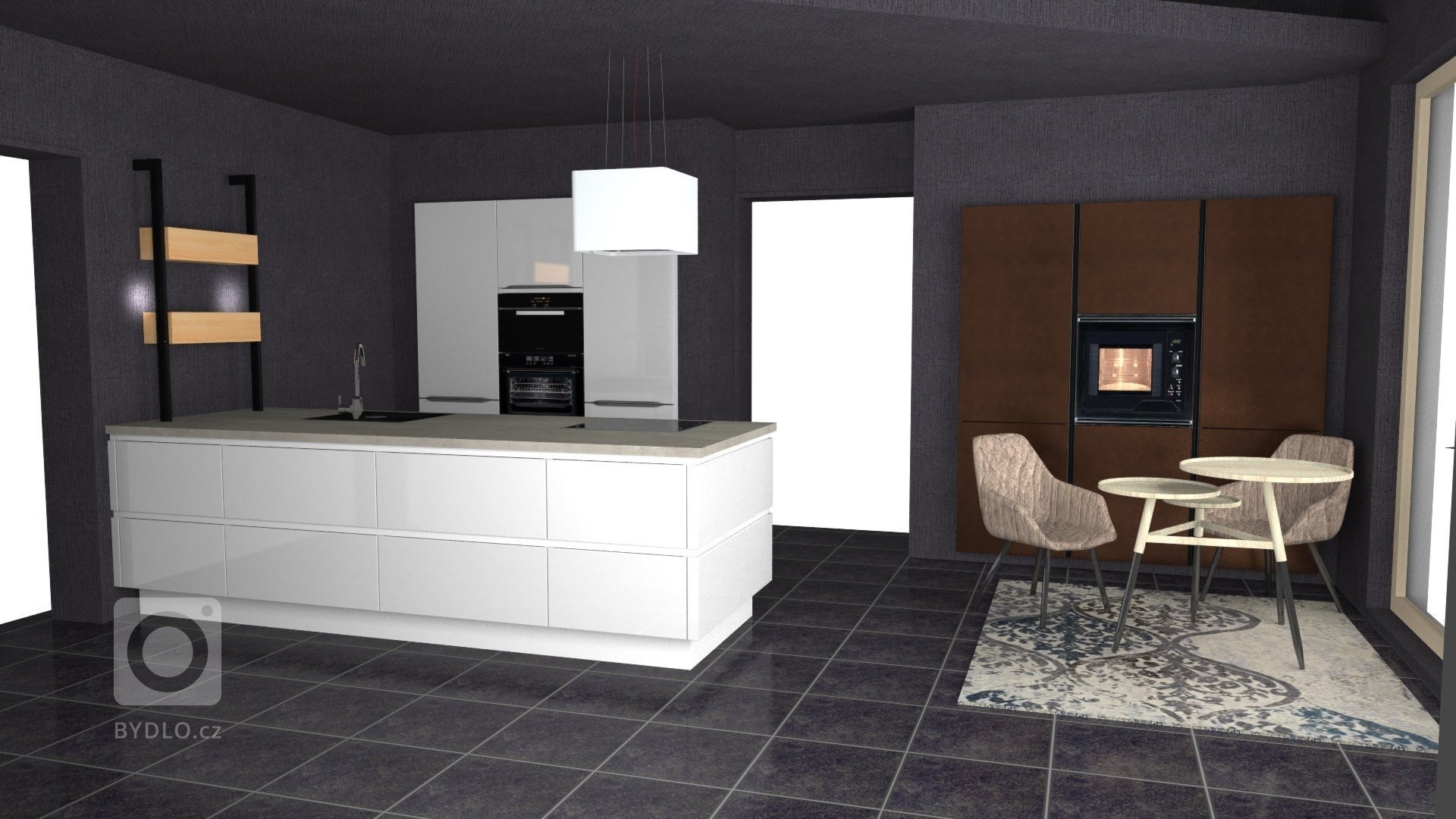 vizualizace kuchyňských linek