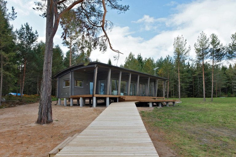 Hogsara - půvabná chata v přírodě s prostornou terasou