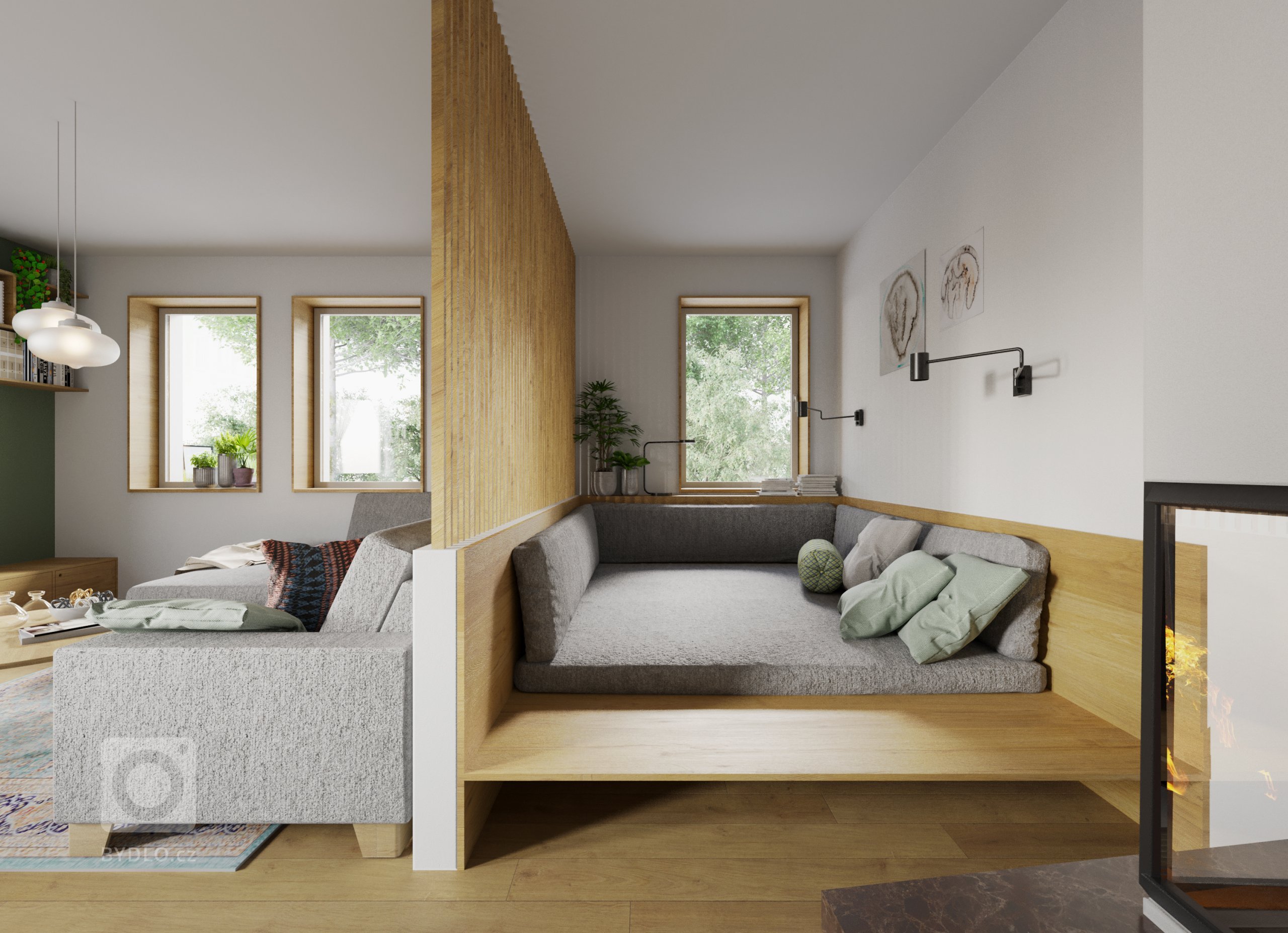 Dvoupodlažní rodinný dům si po delším čase vyžaduje interiérovou obnovu kvůli novým požadavkům rostoucích dětí a práce rodičů z domova. Přáním klientů bylo…