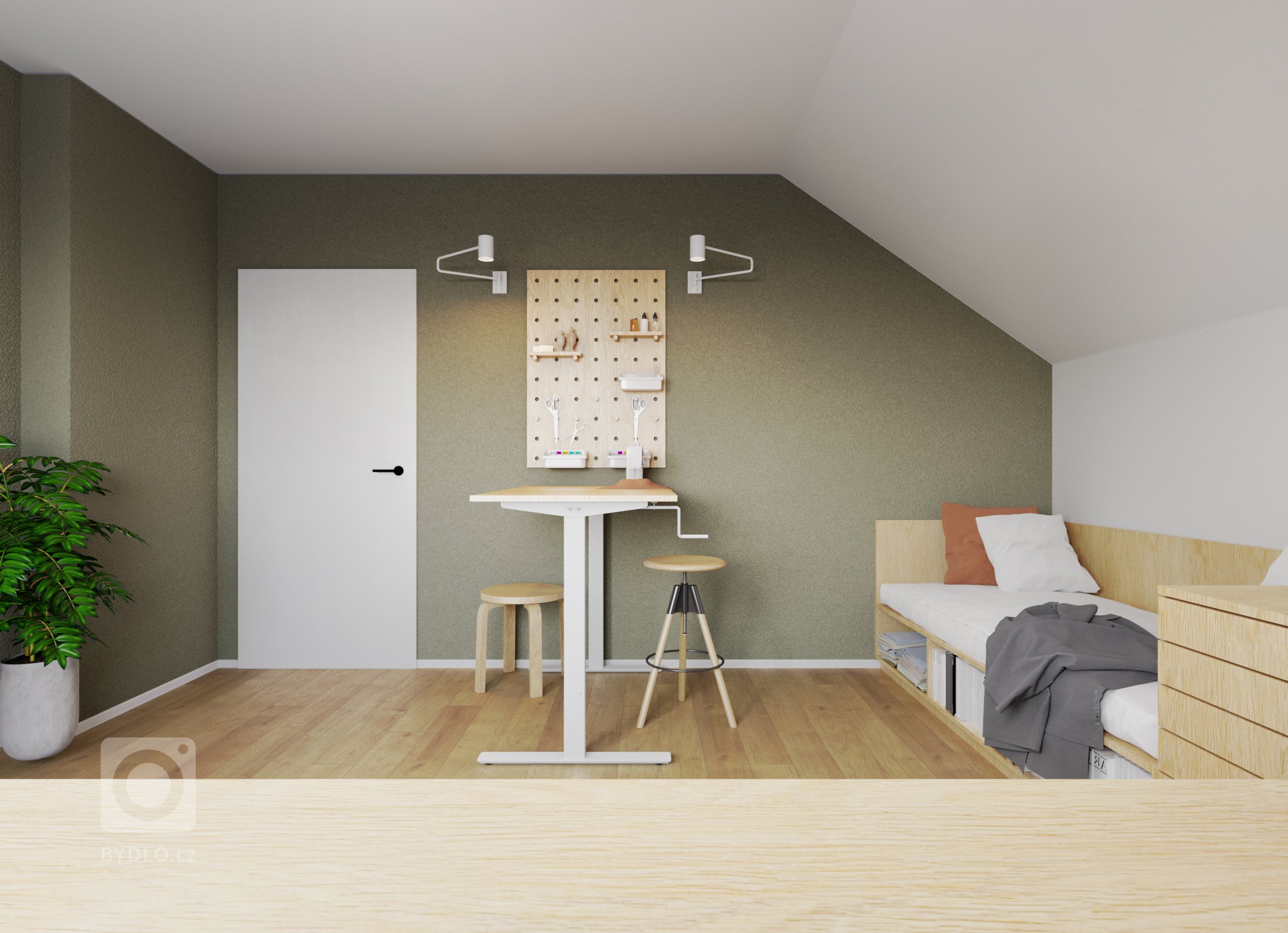 Dvoupodlažní rodinný dům si po delším čase vyžaduje interiérovou obnovu kvůli novým požadavkům rostoucích dětí a práce rodičů z domova. Přáním klientů bylo…