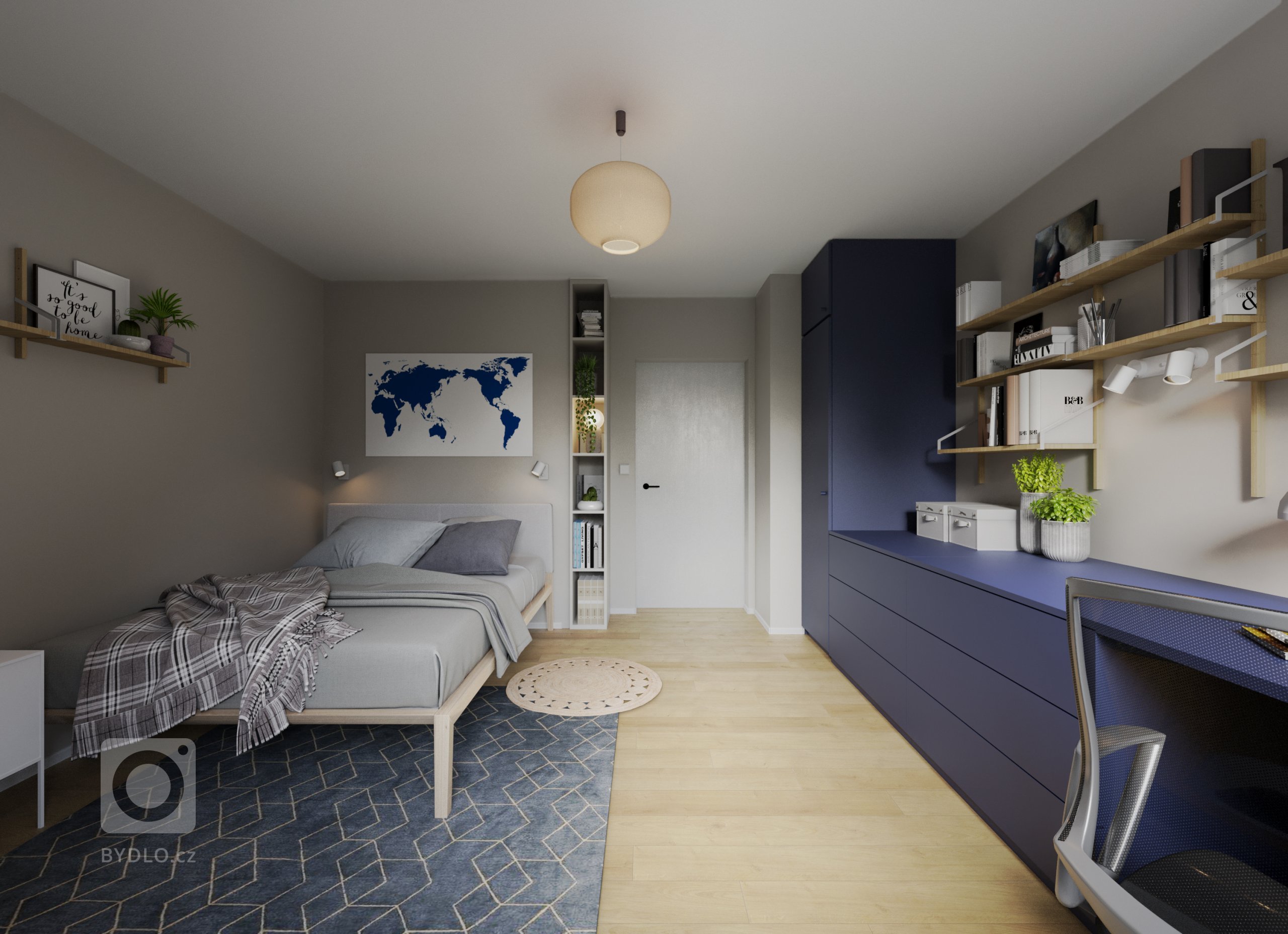 Dvoupodlažní rodinný dům si po delším čase vyžaduje interiérovou obnovu kvůli novým požadavkům rostoucích dětí a práce rodičů z domova. Přáním klientů bylo…