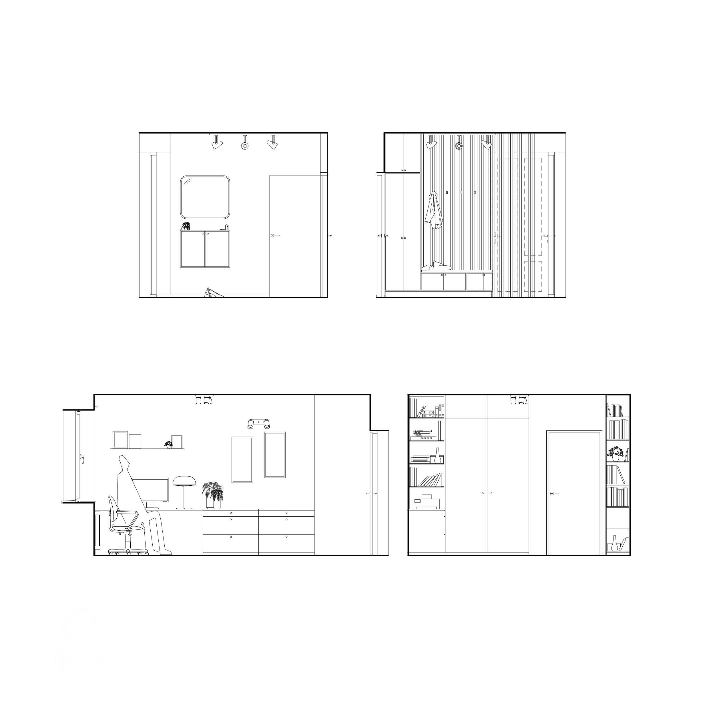 Dvoupodlažní rodinný dům si po delším čase vyžaduje interiérovou obnovu kvůli novým požadavkům rostoucích dětí a práce rodičů z domova. Přáním klientů bylo…