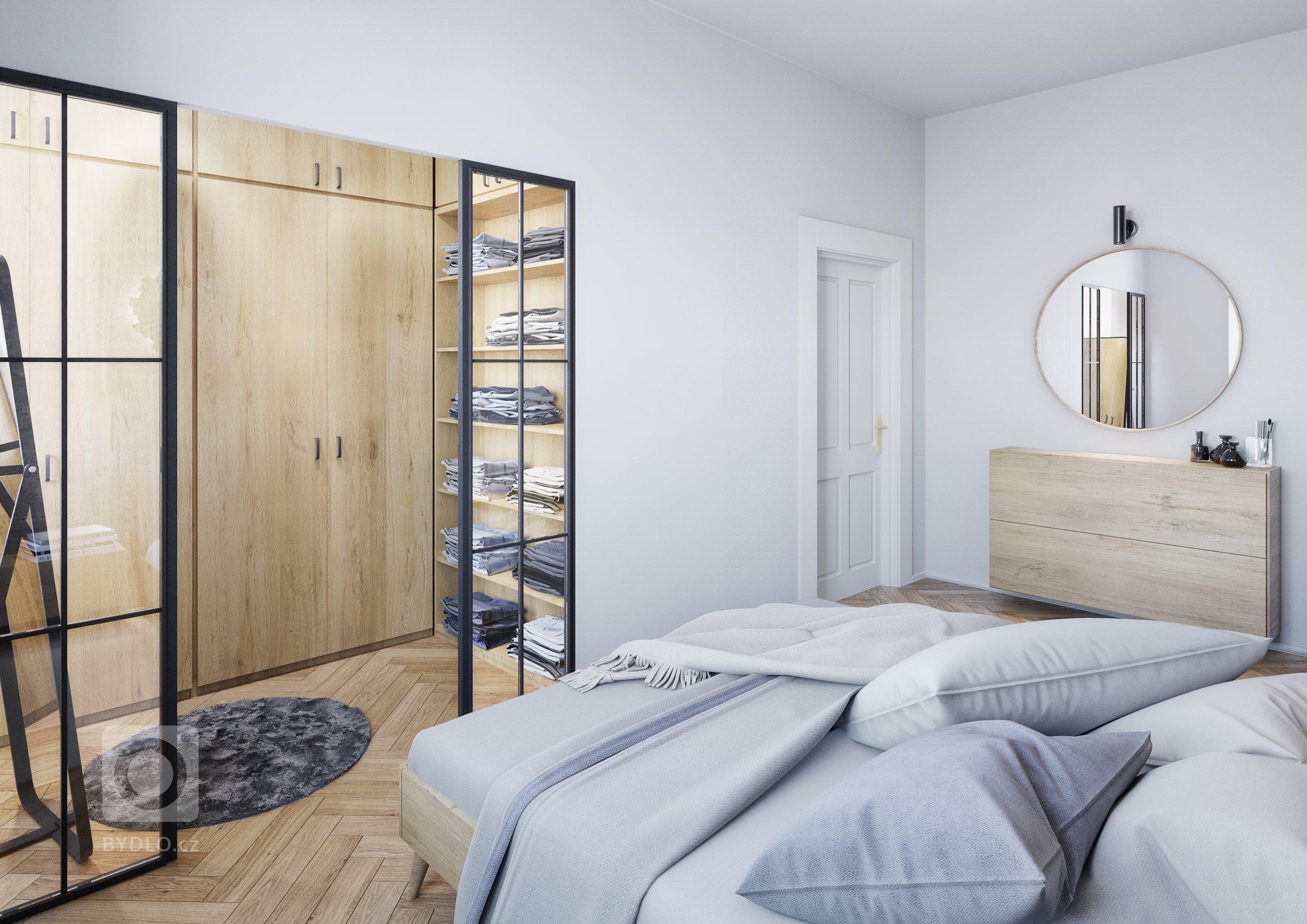 Na návrh bytu v bytovém domě na pražských Vinohradech jsem se moc těšila. Má velký počet místností s vysokými stropy, dispozici, se kterou se dá výborně…