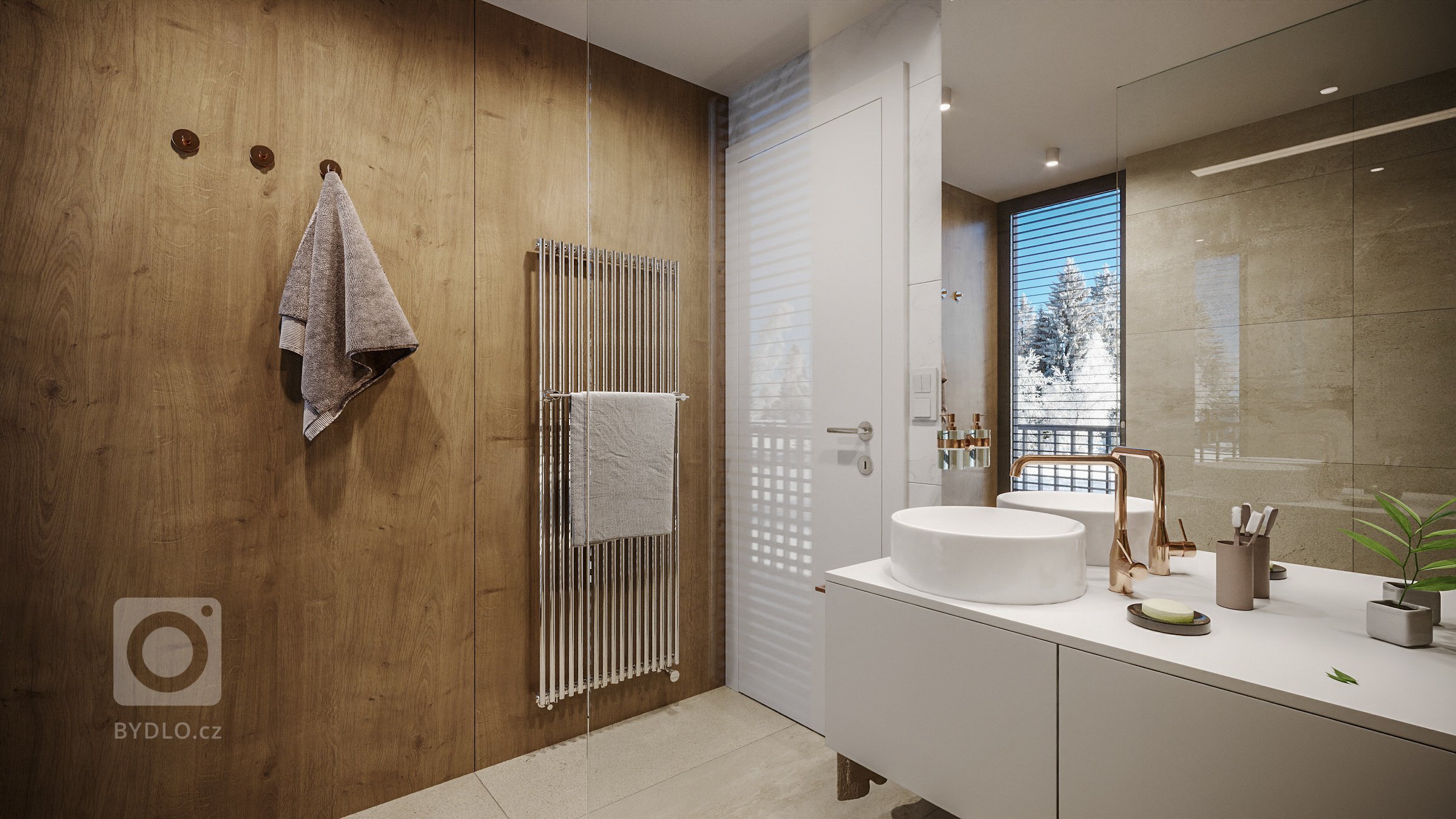 Pro developerský projekt apartmánového domu v Harrachově jsme navrhli možné podoby interiérů. Základem všech interiérů jsou bílé dveře a antracitová okna.
…