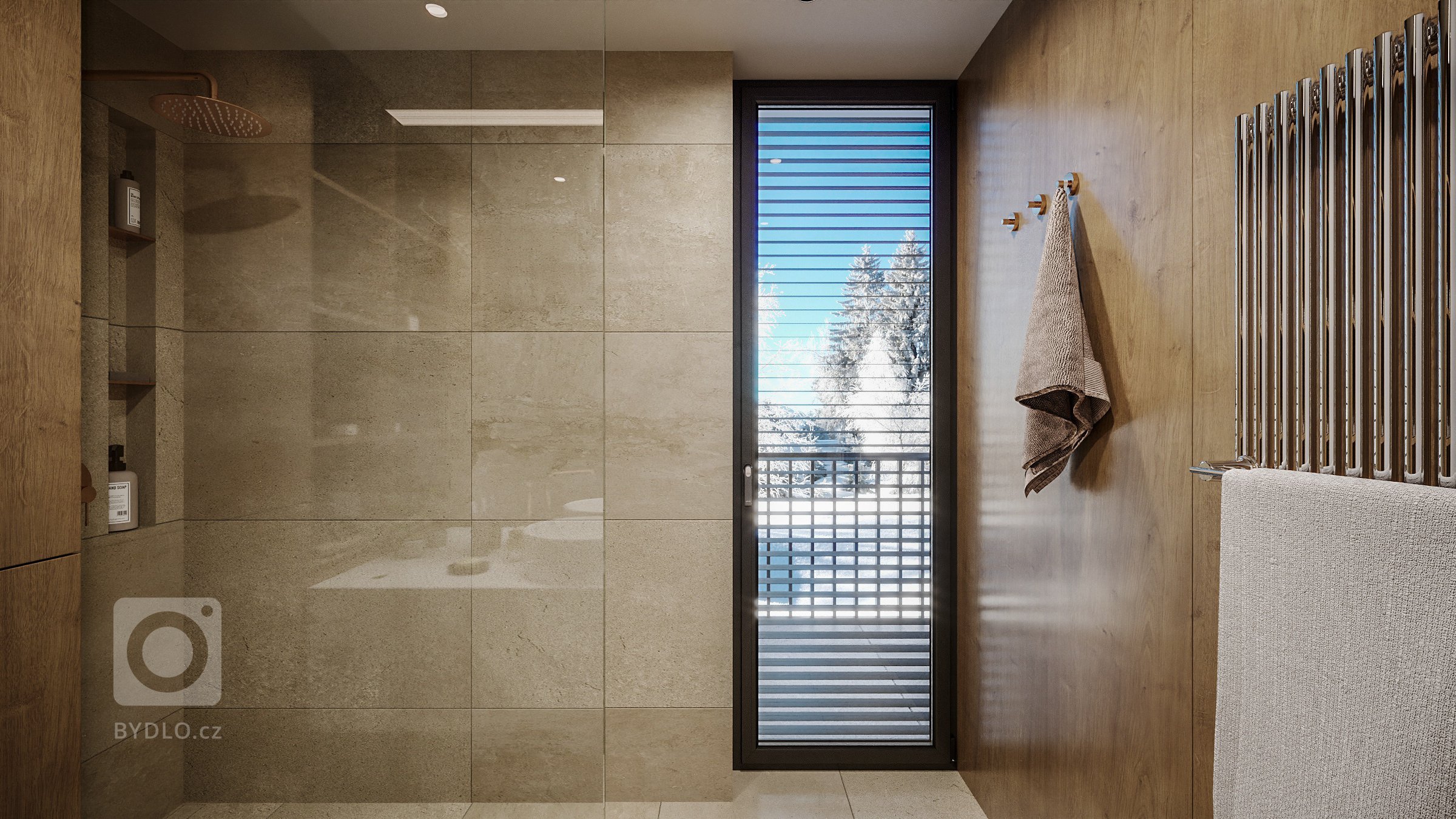 Pro developerský projekt apartmánového domu v Harrachově jsme navrhli možné podoby interiérů. Základem všech interiérů jsou bílé dveře a antracitová okna.
…