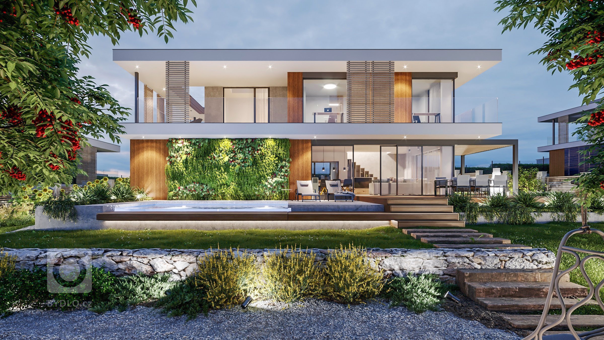 Luxusní domy v zeleni je prejektem, který je umístěn&nbsp;na slunném, jižně orientovaném, mírně svažitém&nbsp;území&nbsp;v jihovýchodní části&nbsp;obce.
…