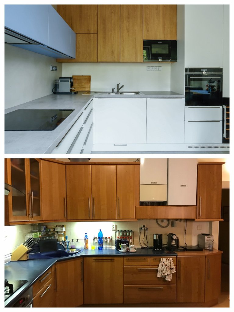 Rekonstrukci téhle kuchyně jsme vzali doslova od podlahy. Prostor celkově prokoukl i díky barvám a použitým materiálům. Opticky tomu nejvíce pomohla dominantní…