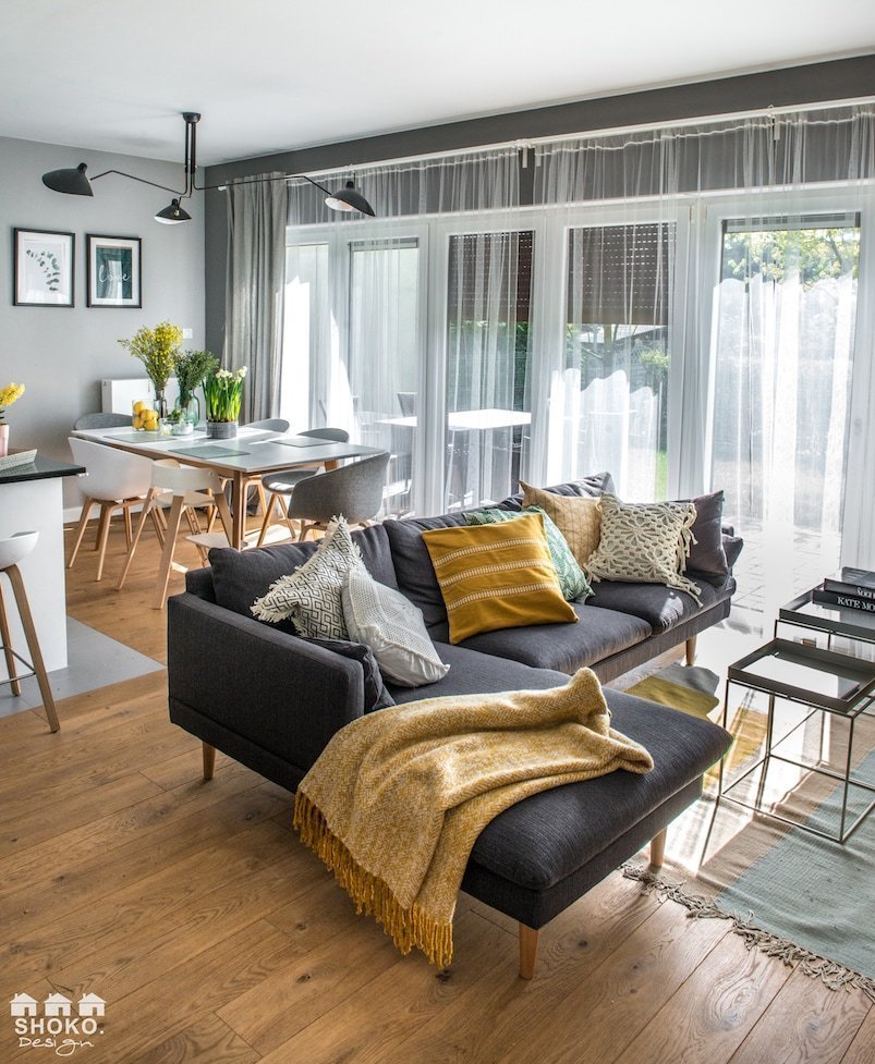 Moderní bydlení v skandinávském boho stylu